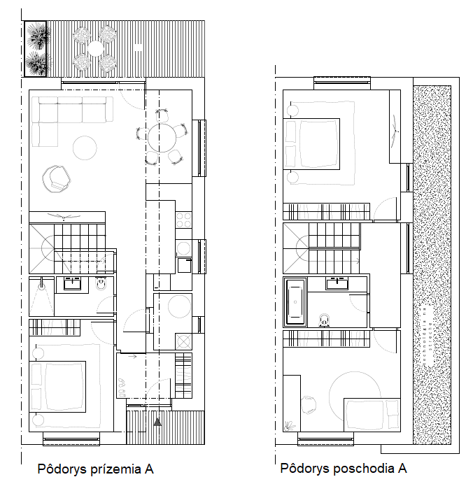 Kráľovianky Domy - C.3 CAST A - Pôdorys