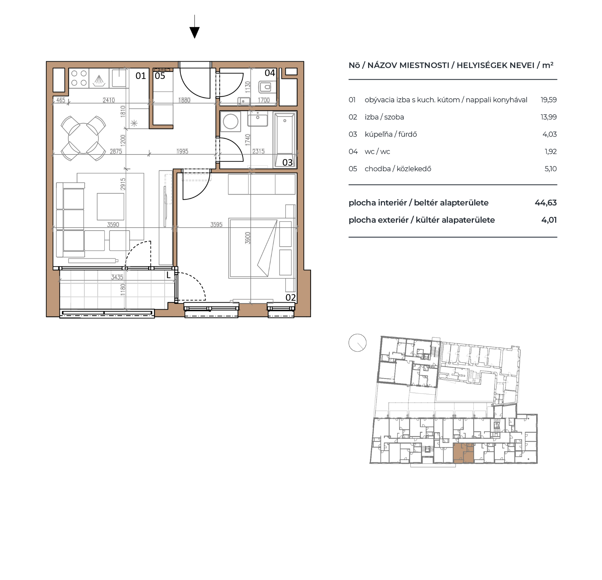 Pri Radnici - A1.2-05 - Pôdorys