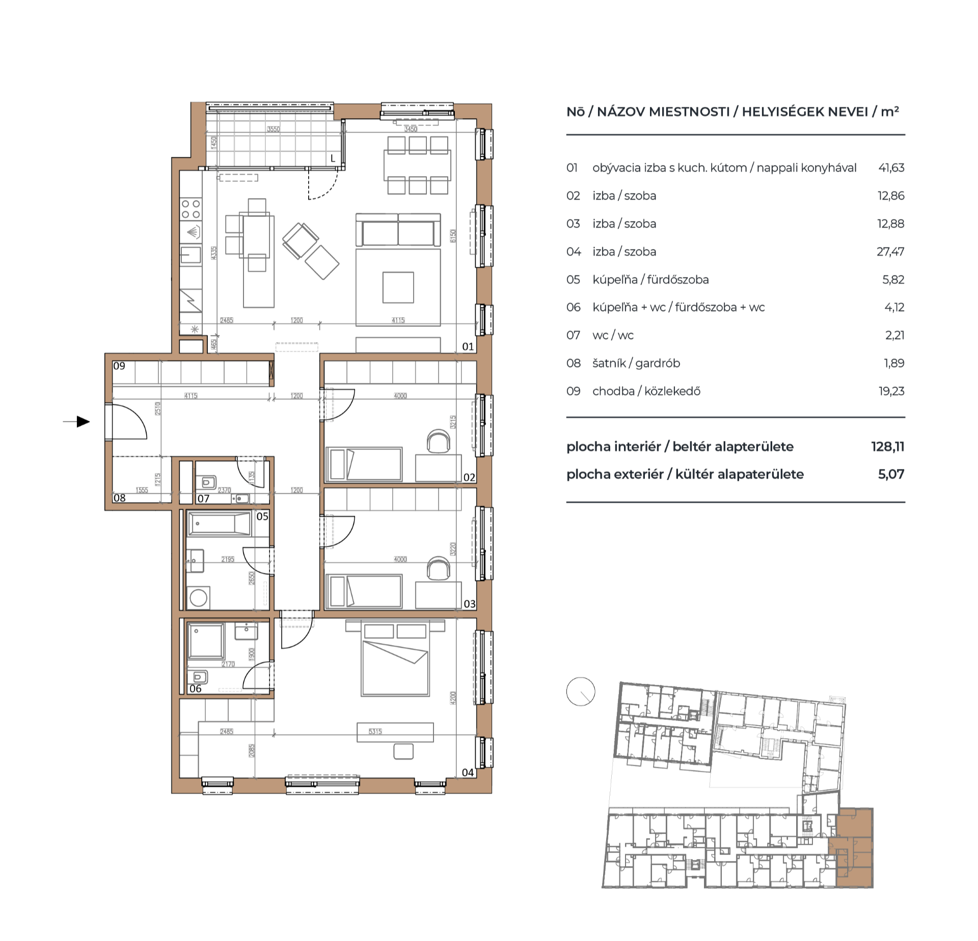 Pri Radnici - A1.3-02 - Pôdorys