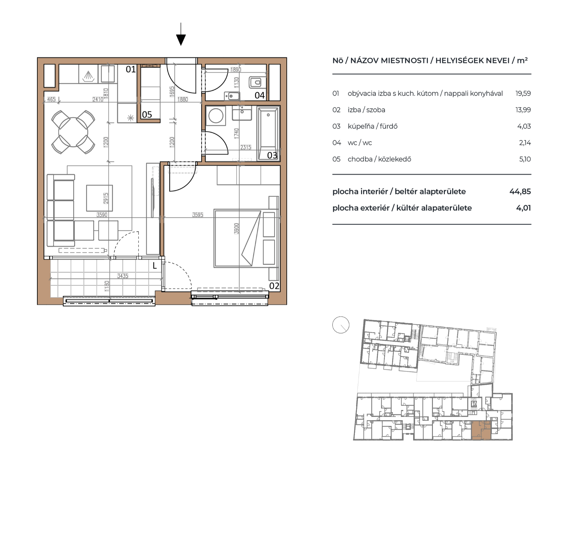 Pri Radnici - A1.3-03 - Pôdorys