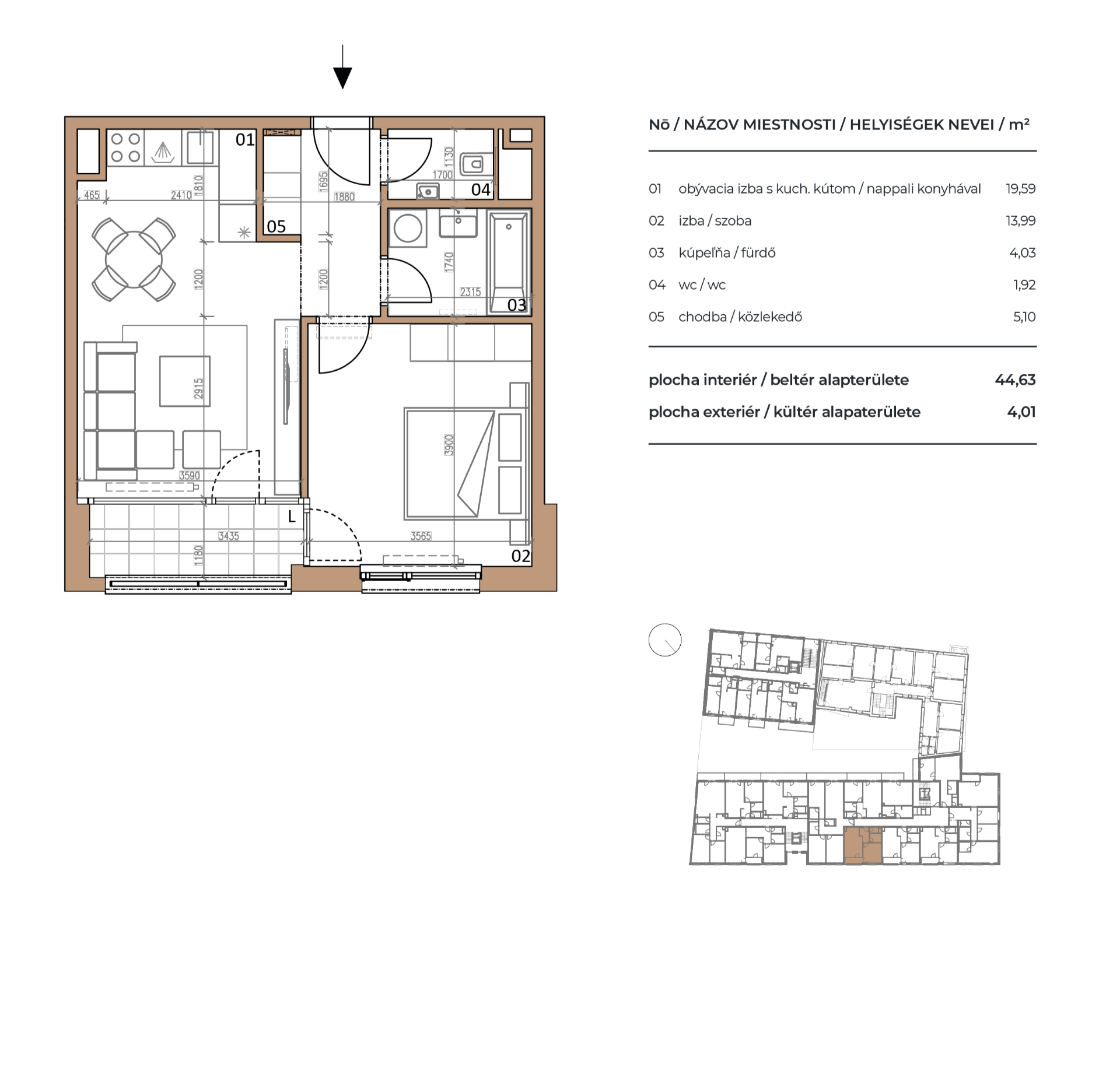 Pri Radnici - A1.3-05 - Pôdorys