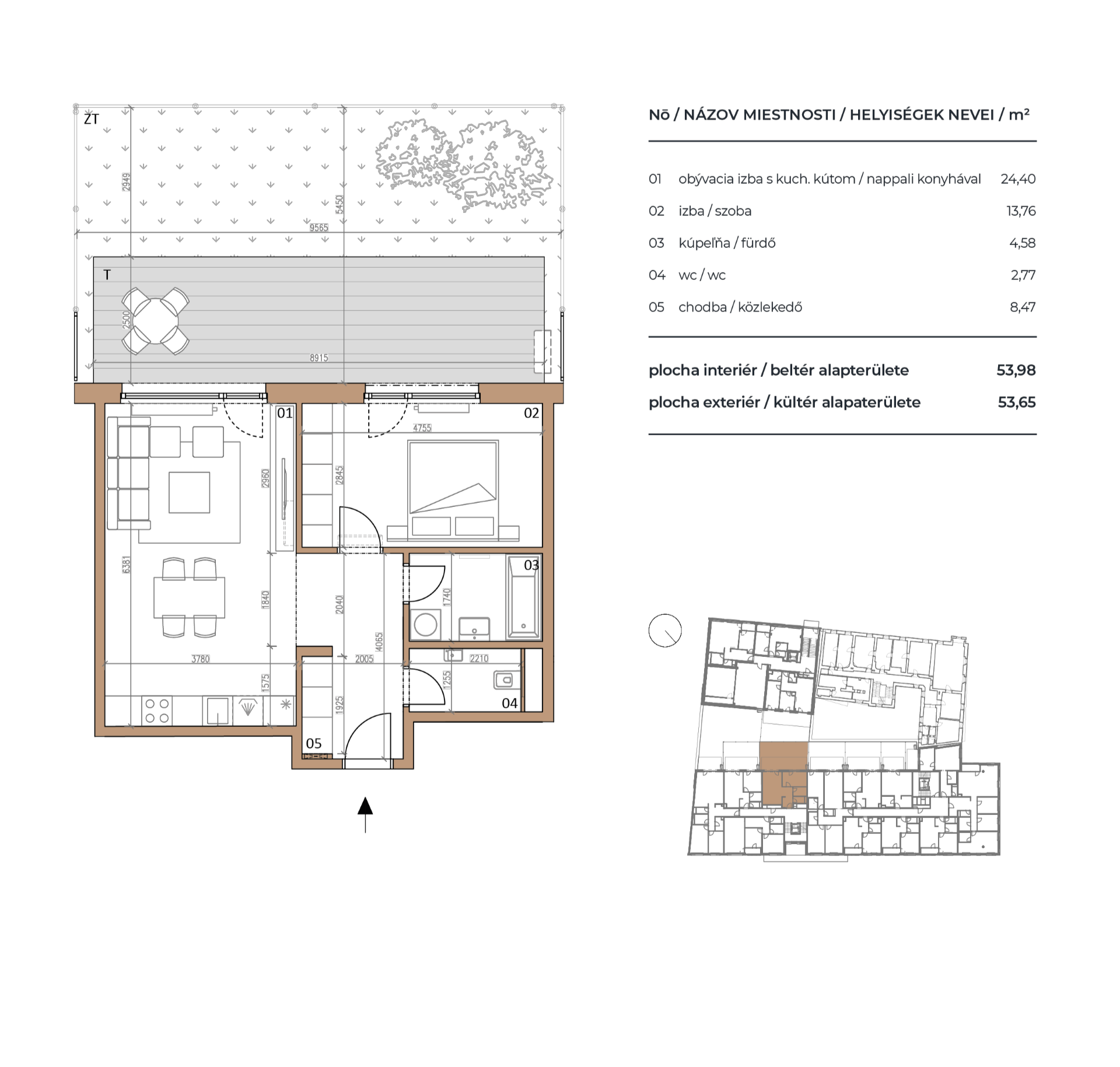 Pri Radnici - B1.2-01 - Pôdorys
