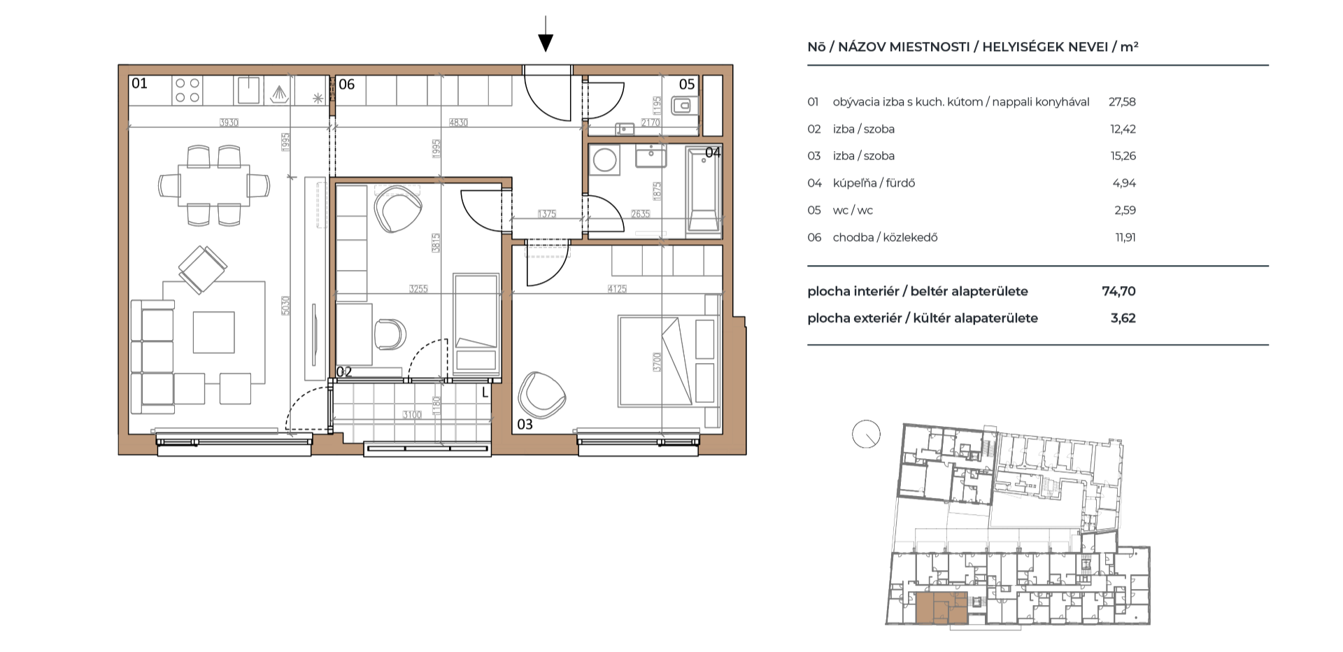 Pri Radnici - B1.2-04 - Pôdorys
