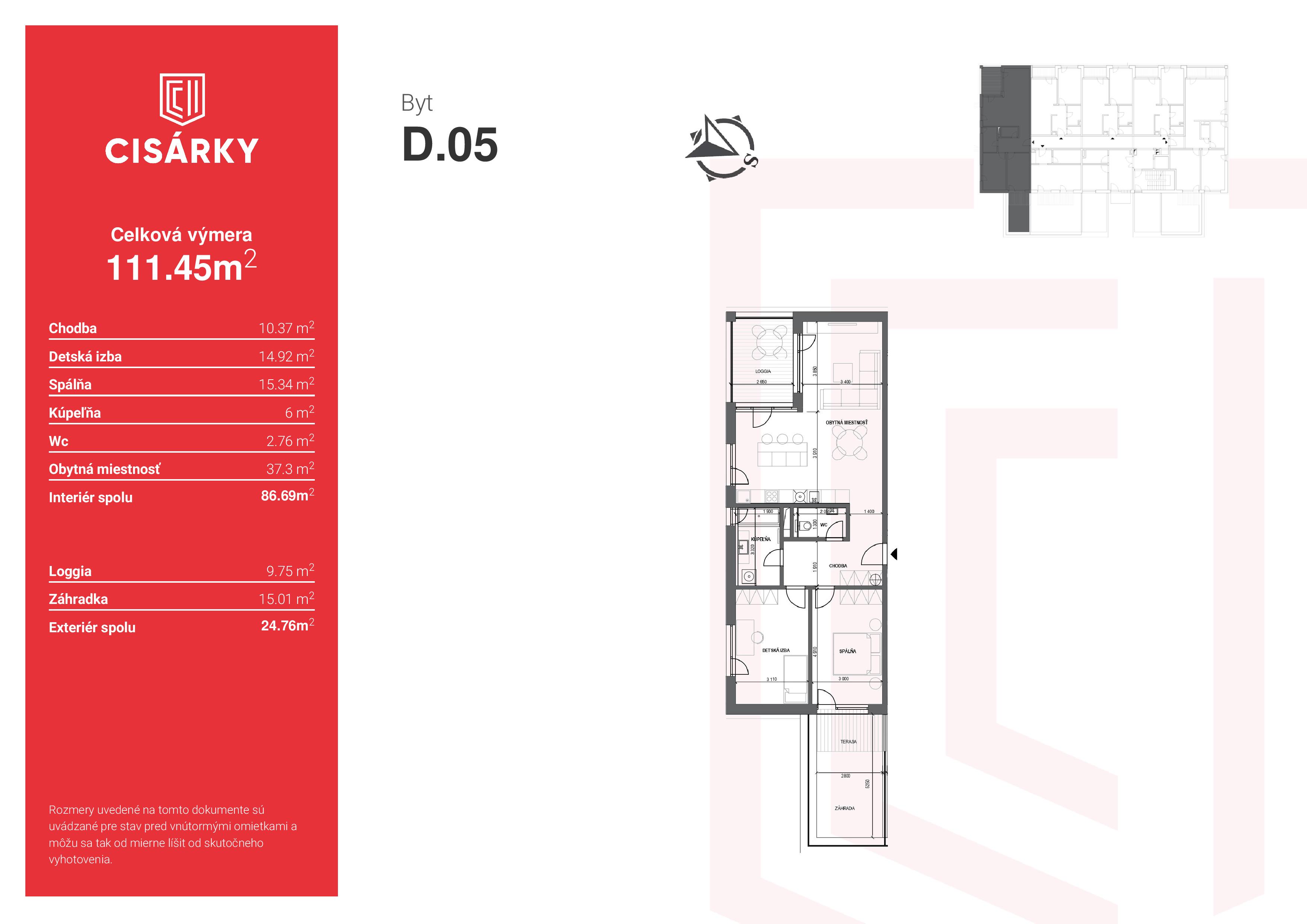 Cisárky - D.05 - Pôdorys
