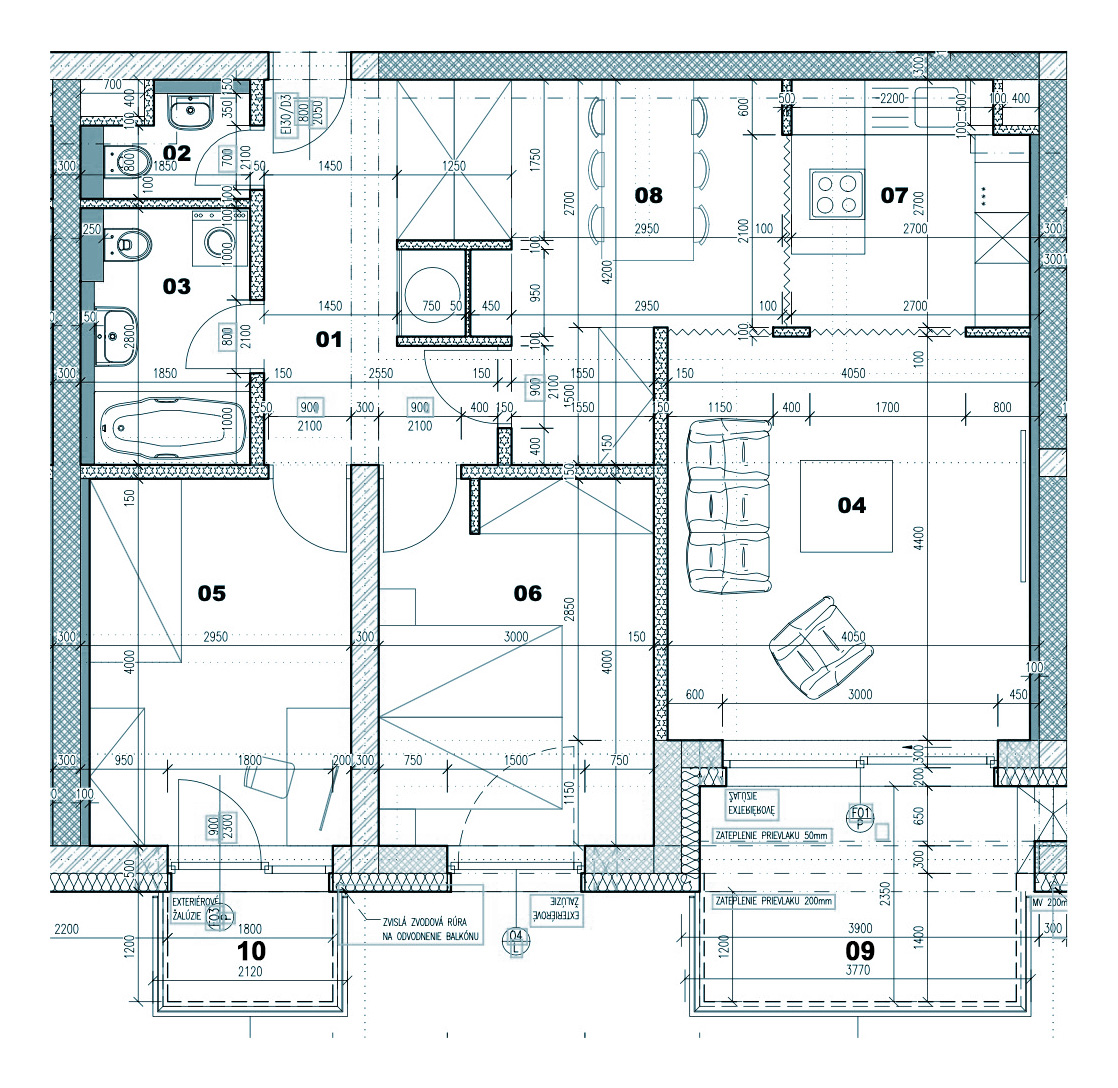 Májová - B11 - Pôdorys