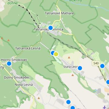 Apartmány Forton - map