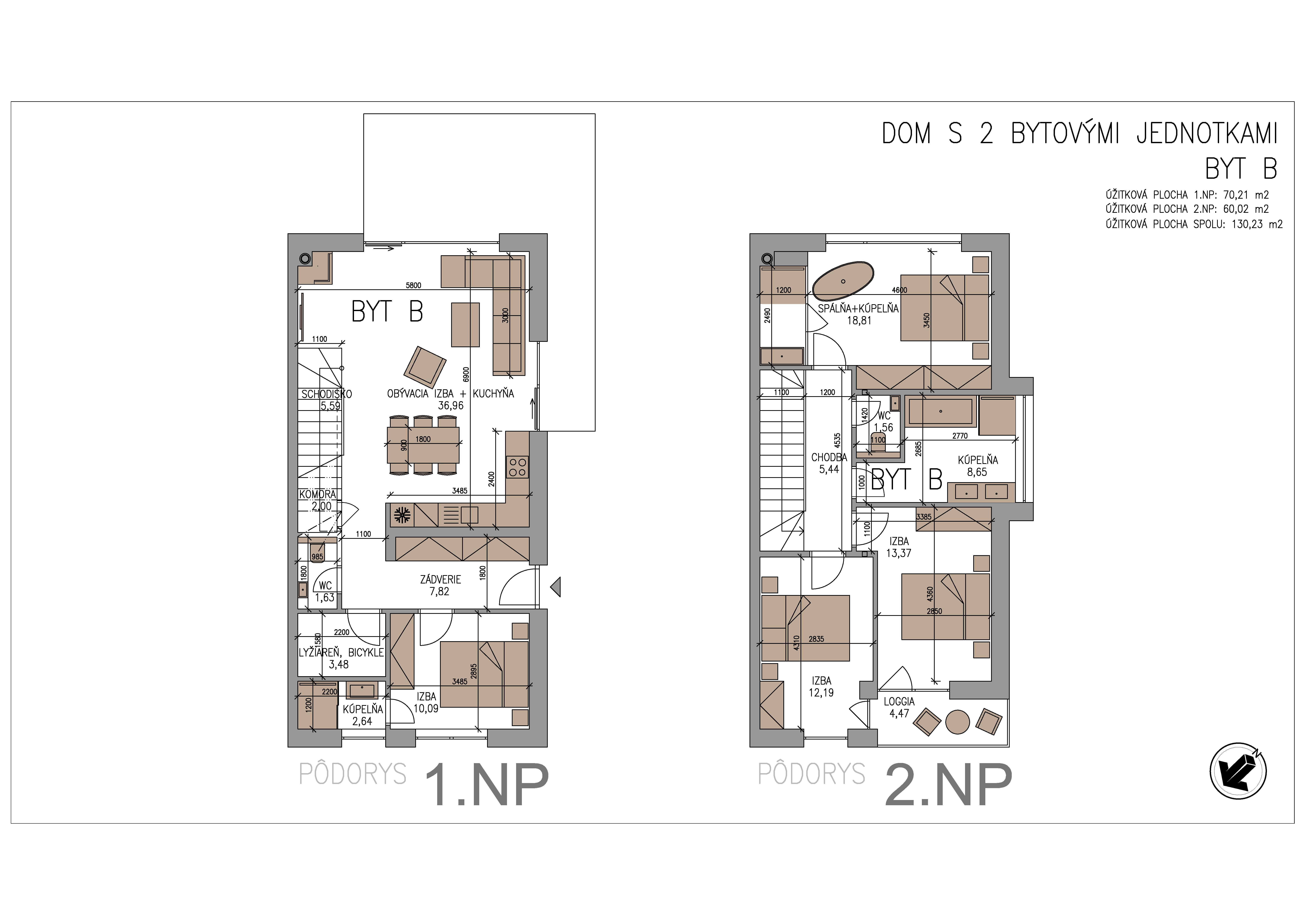 Chalety Grandview - CHALET 10/B - Pôdorys