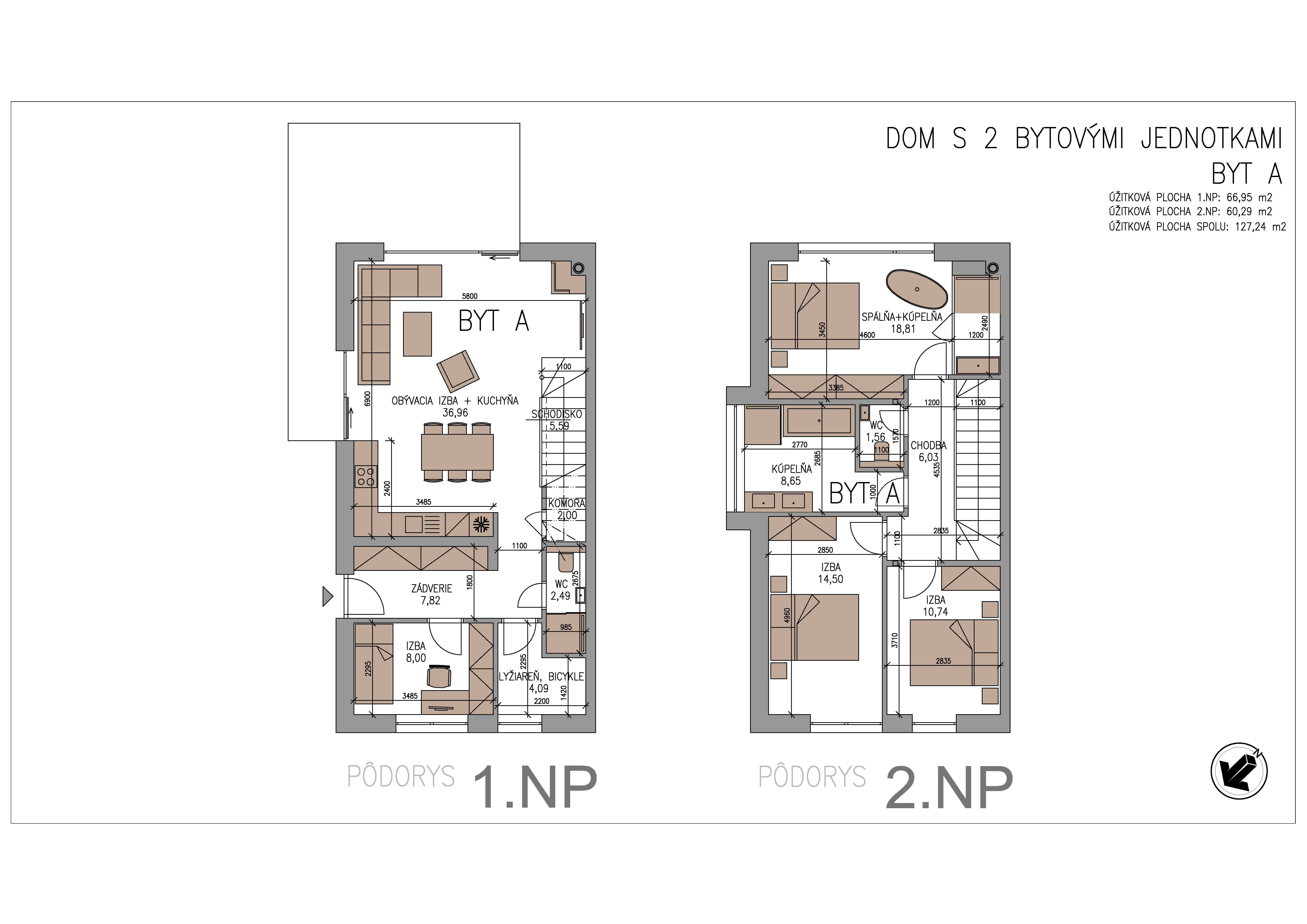 Chalety Grandview - CHALET 13/A - Pôdorys