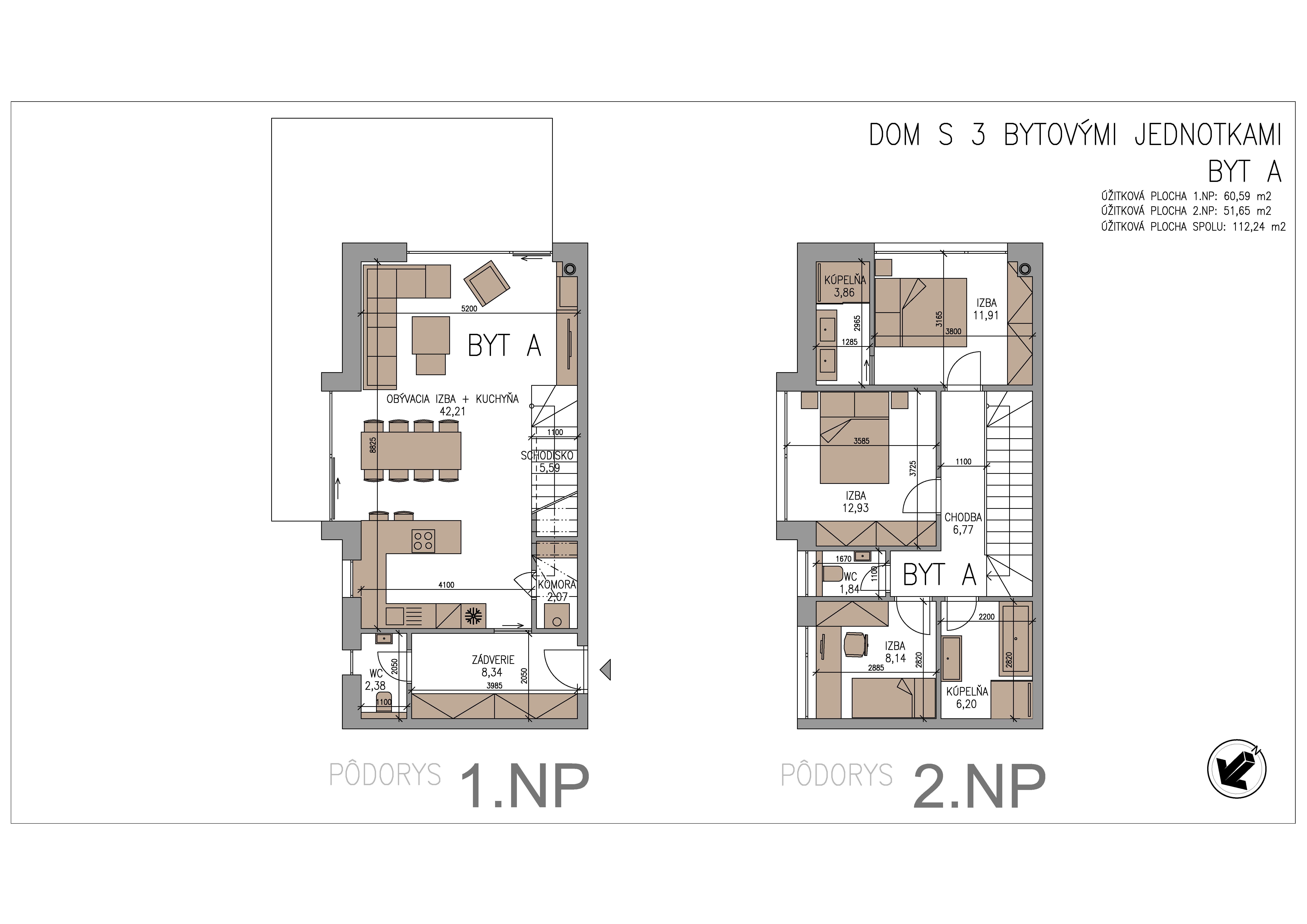 Chalety Grandview - CHALET 5/A - Pôdorys
