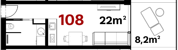 Tee Residence - 108 - Pôdorys