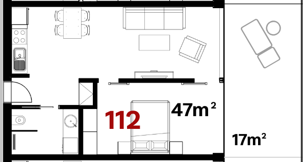 Tee Residence - 112 - Pôdorys