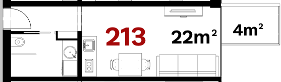 Tee Residence - 213 - Pôdorys