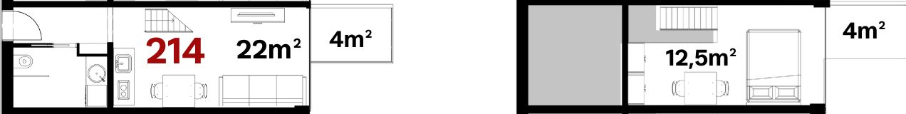 Tee Residence - 214 - Pôdorys