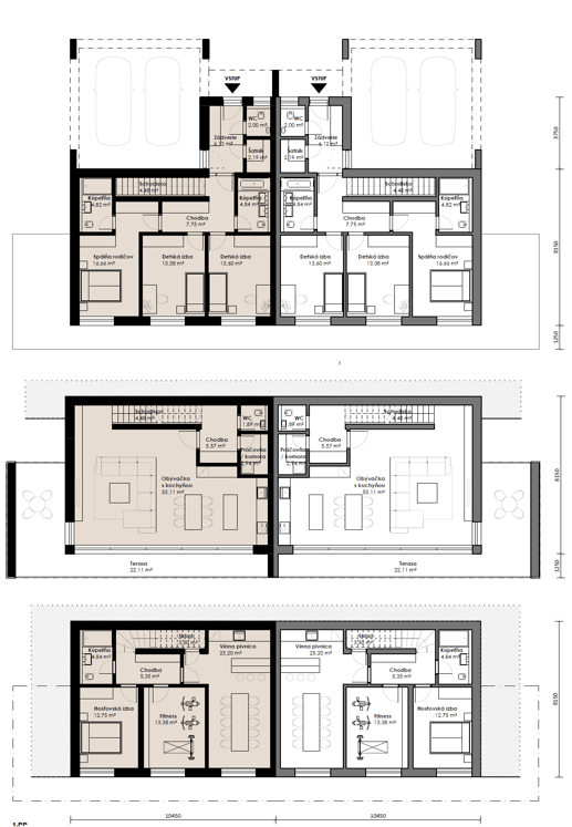 Vily nad Slatinou - 5 - Pôdorys