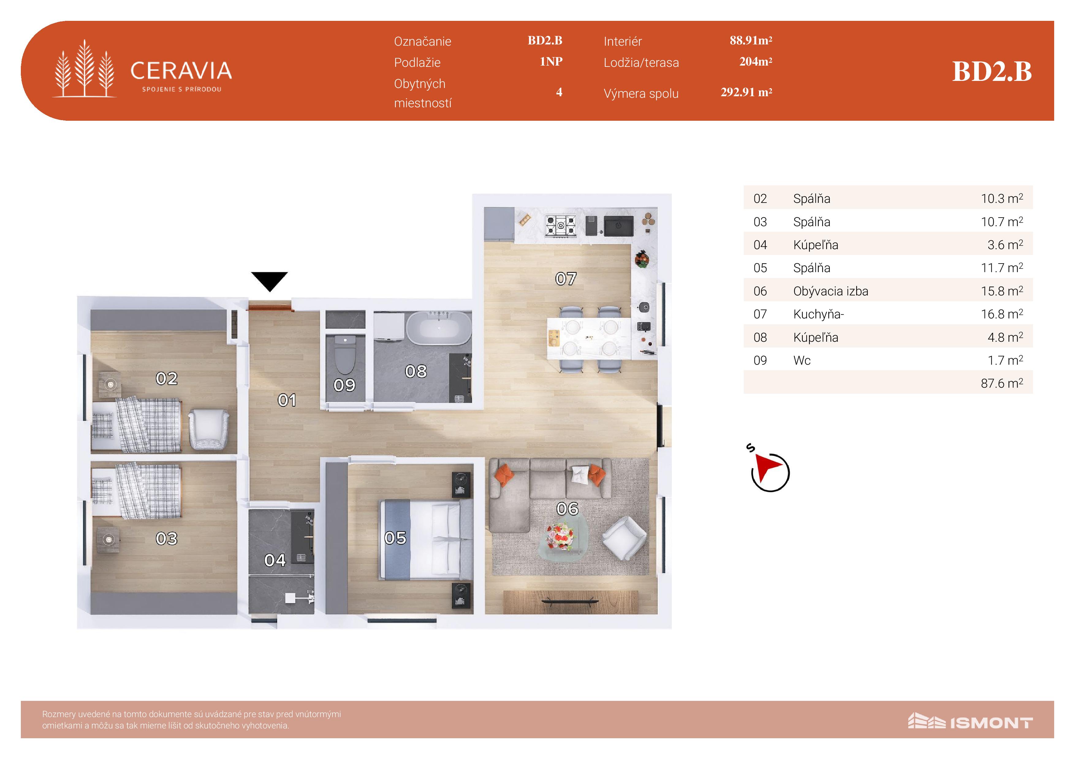 Ceravia - BD2.B - Pôdorys