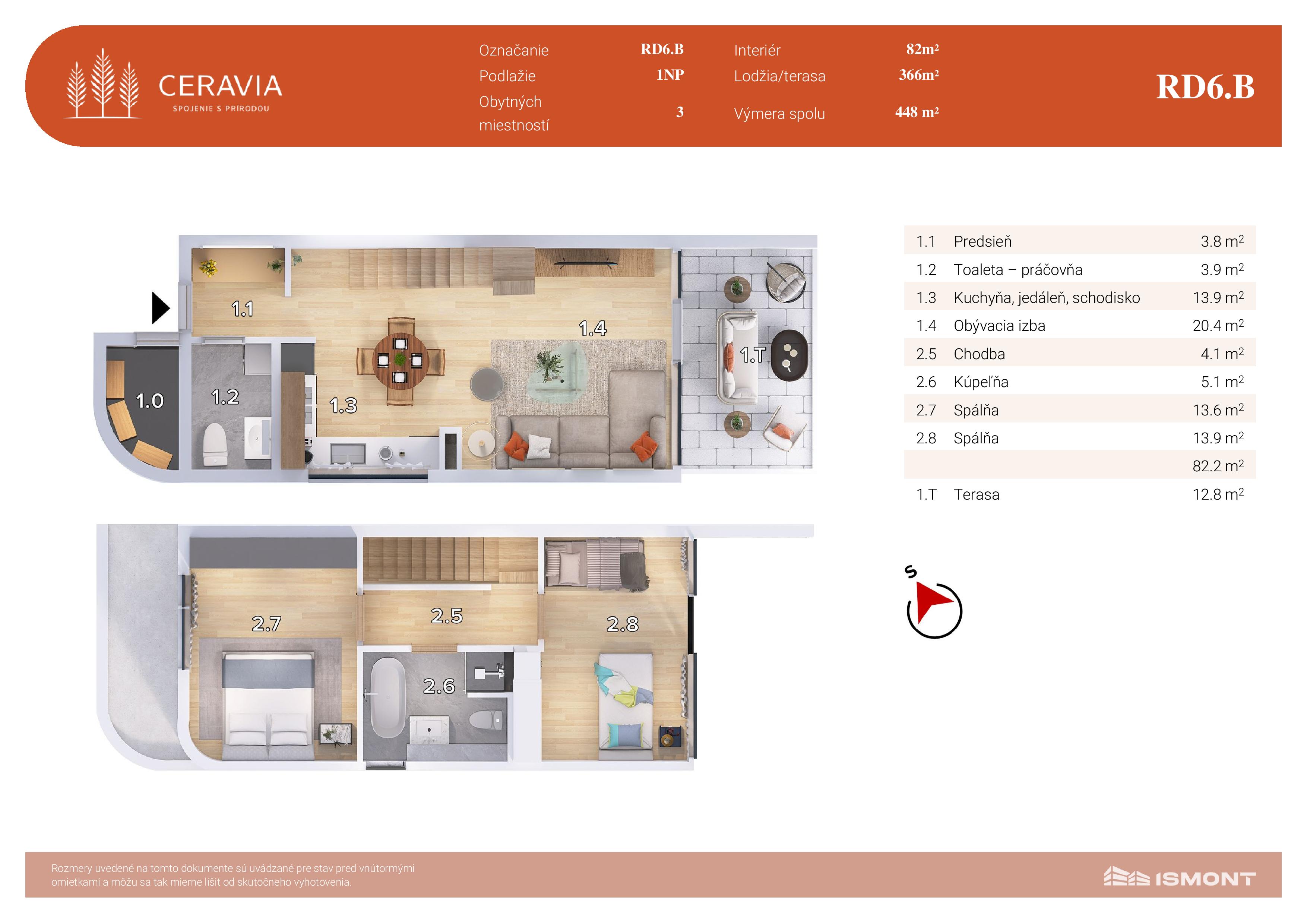 Ceravia - RD6.B - Pôdorys