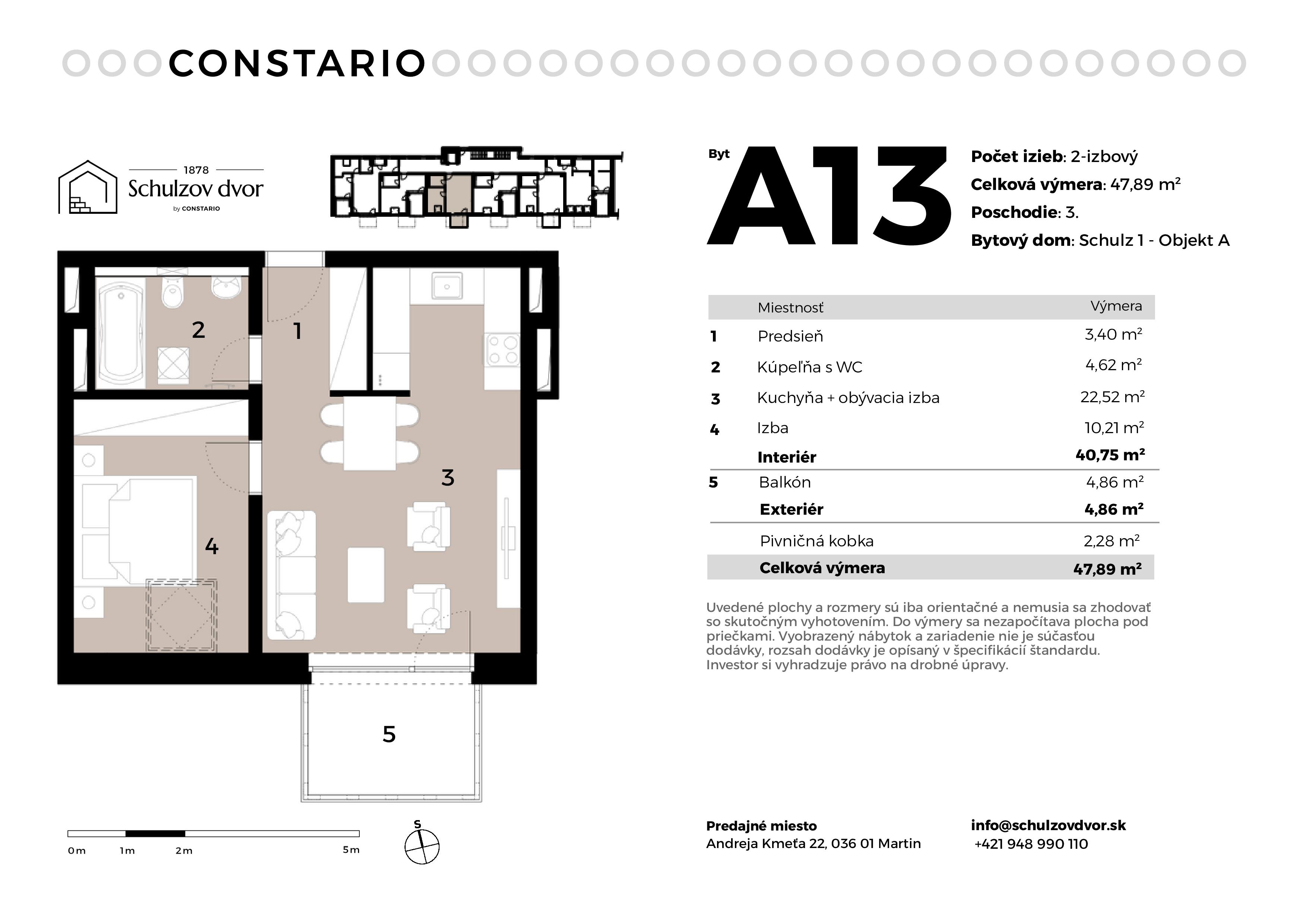 Schulzov Dvor - A13 - Pôdorys
