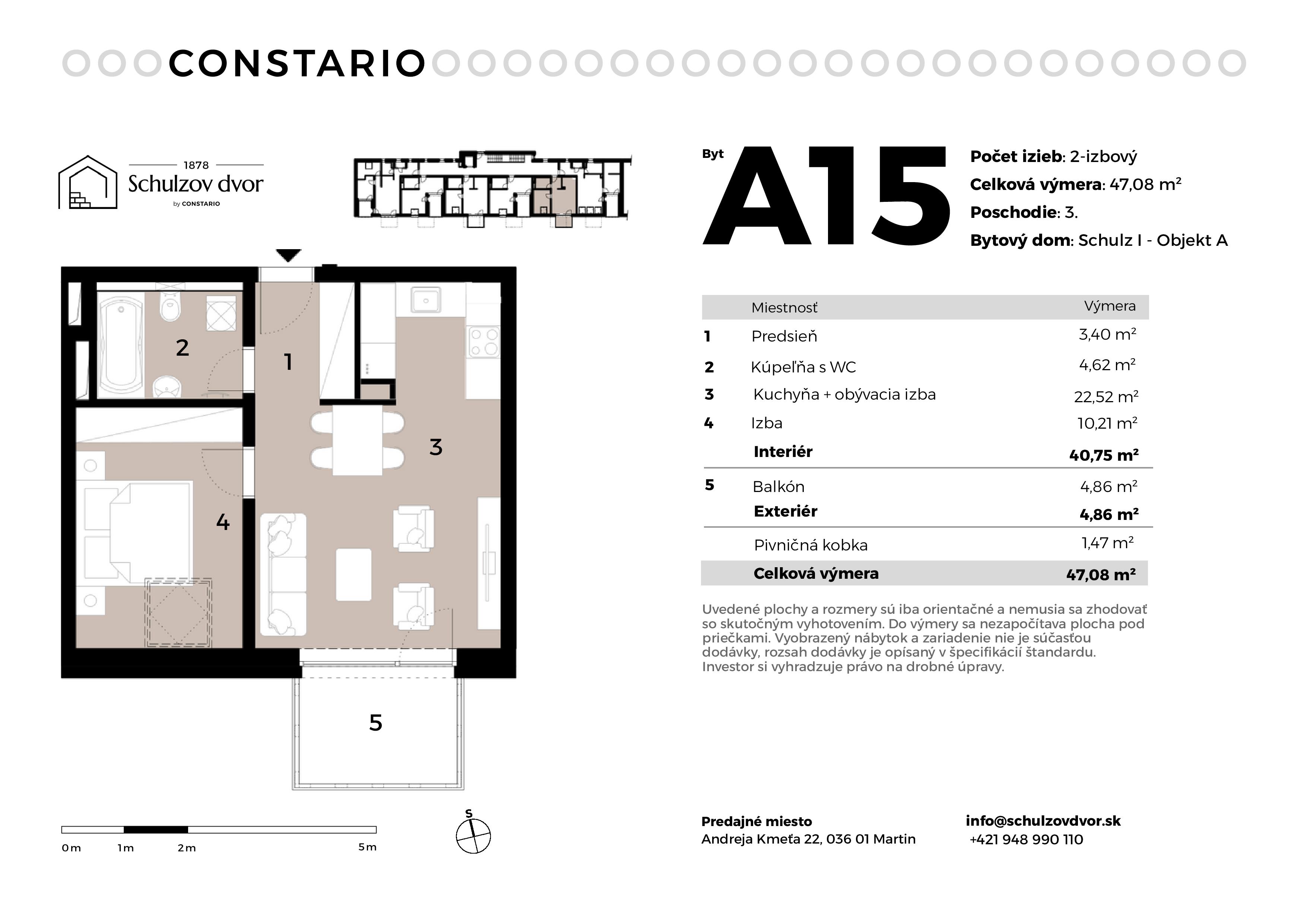 Schulzov Dvor - A15 - Pôdorys