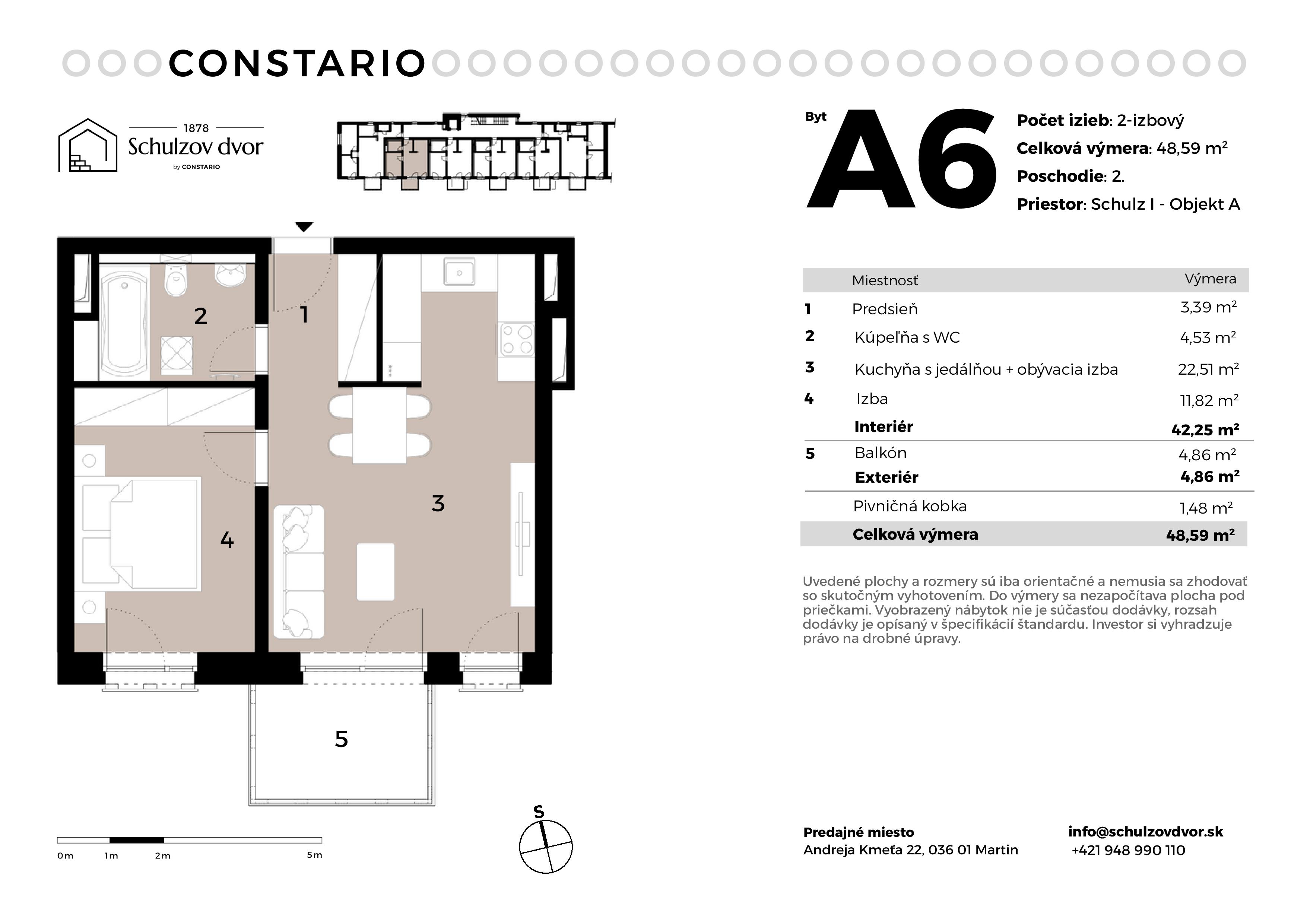 Schulzov Dvor - A6 - Pôdorys