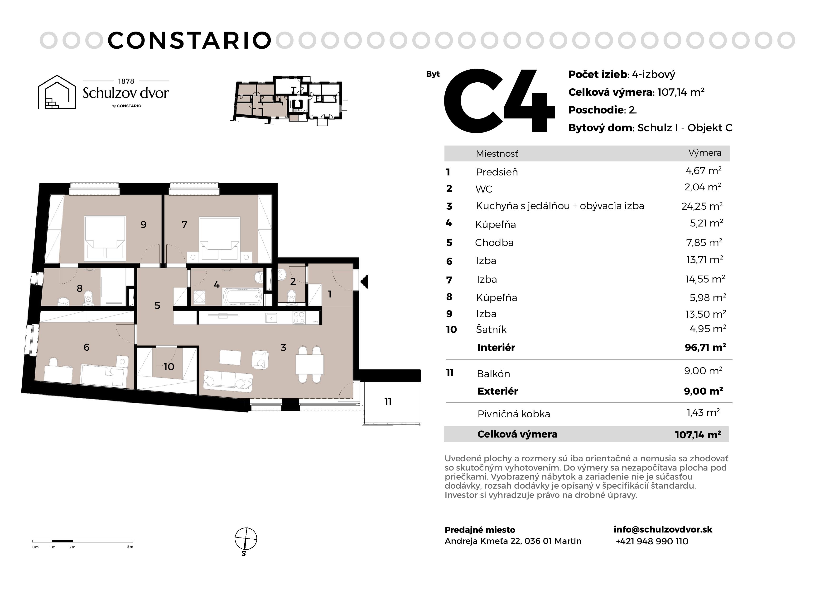 Schulzov Dvor - C4 - Pôdorys