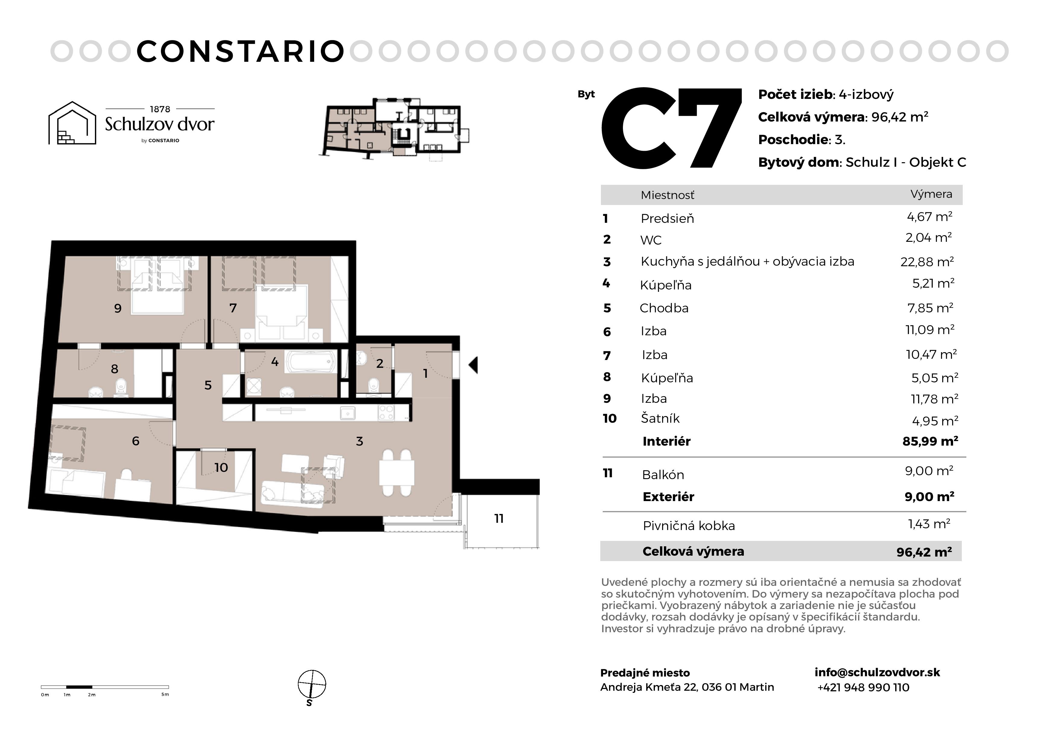 Schulzov Dvor - C7 - Pôdorys