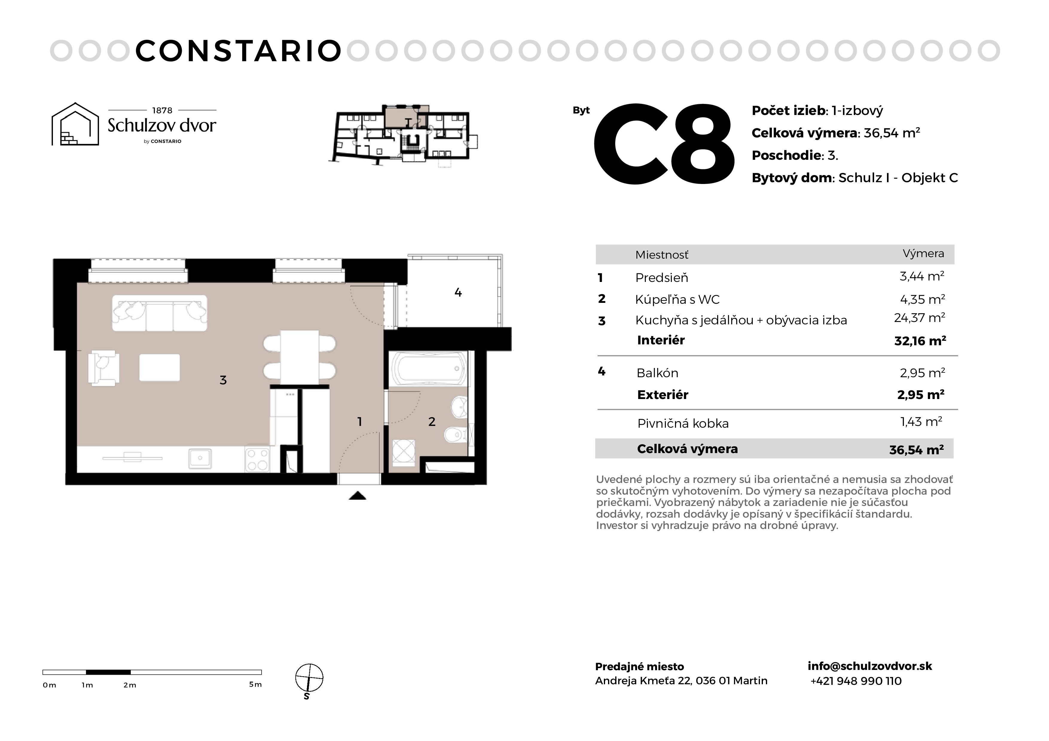 Schulzov Dvor - C8 - Pôdorys