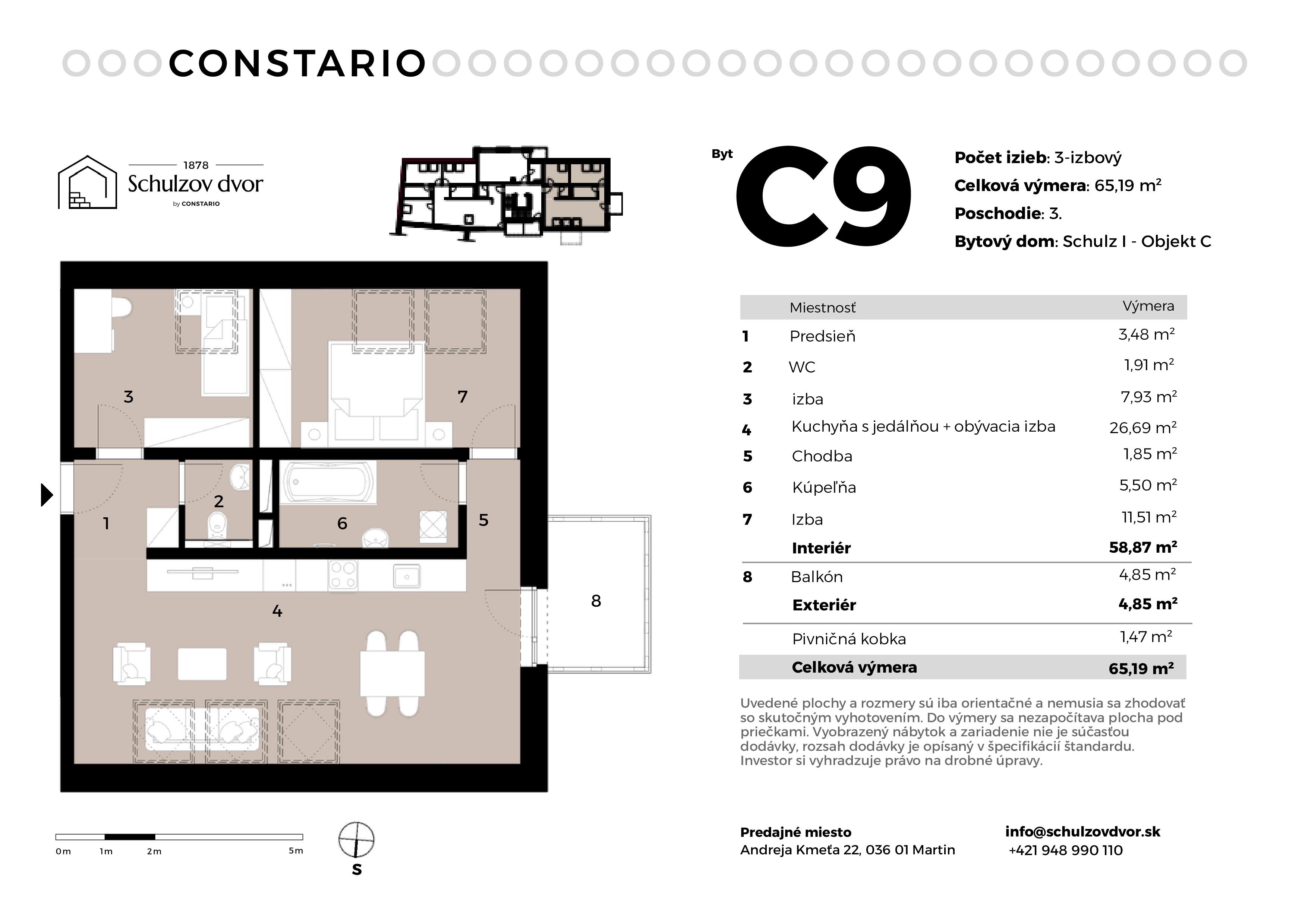 Schulzov Dvor - C9 - Pôdorys