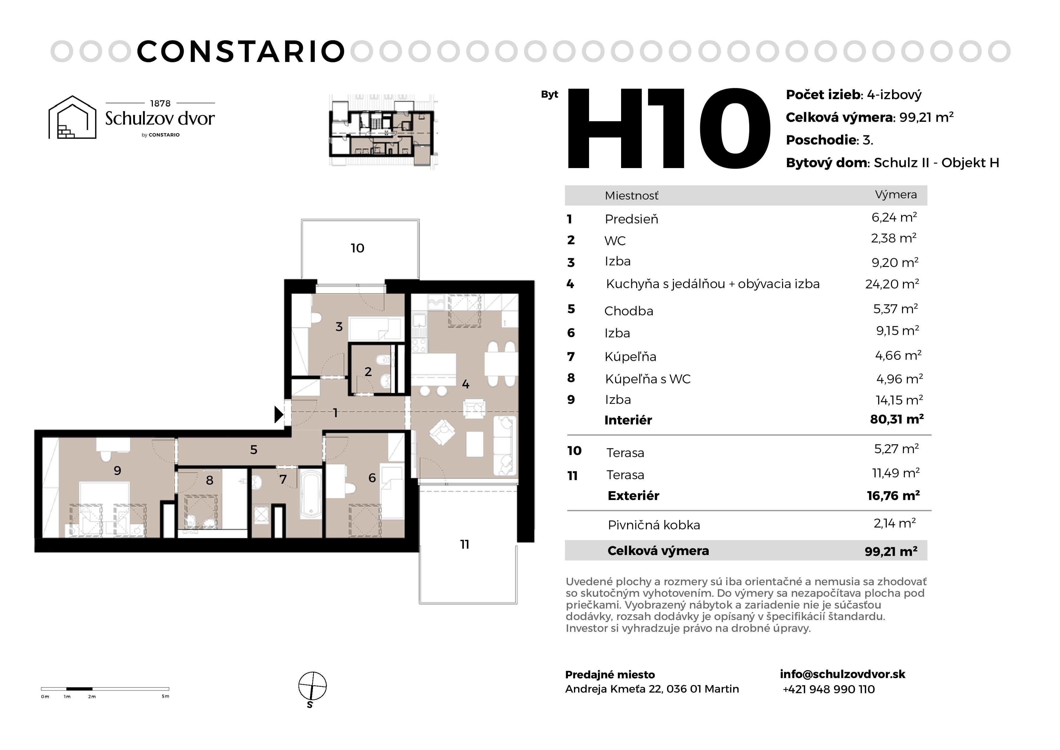 Schulzov Dvor - H10 - Pôdorys