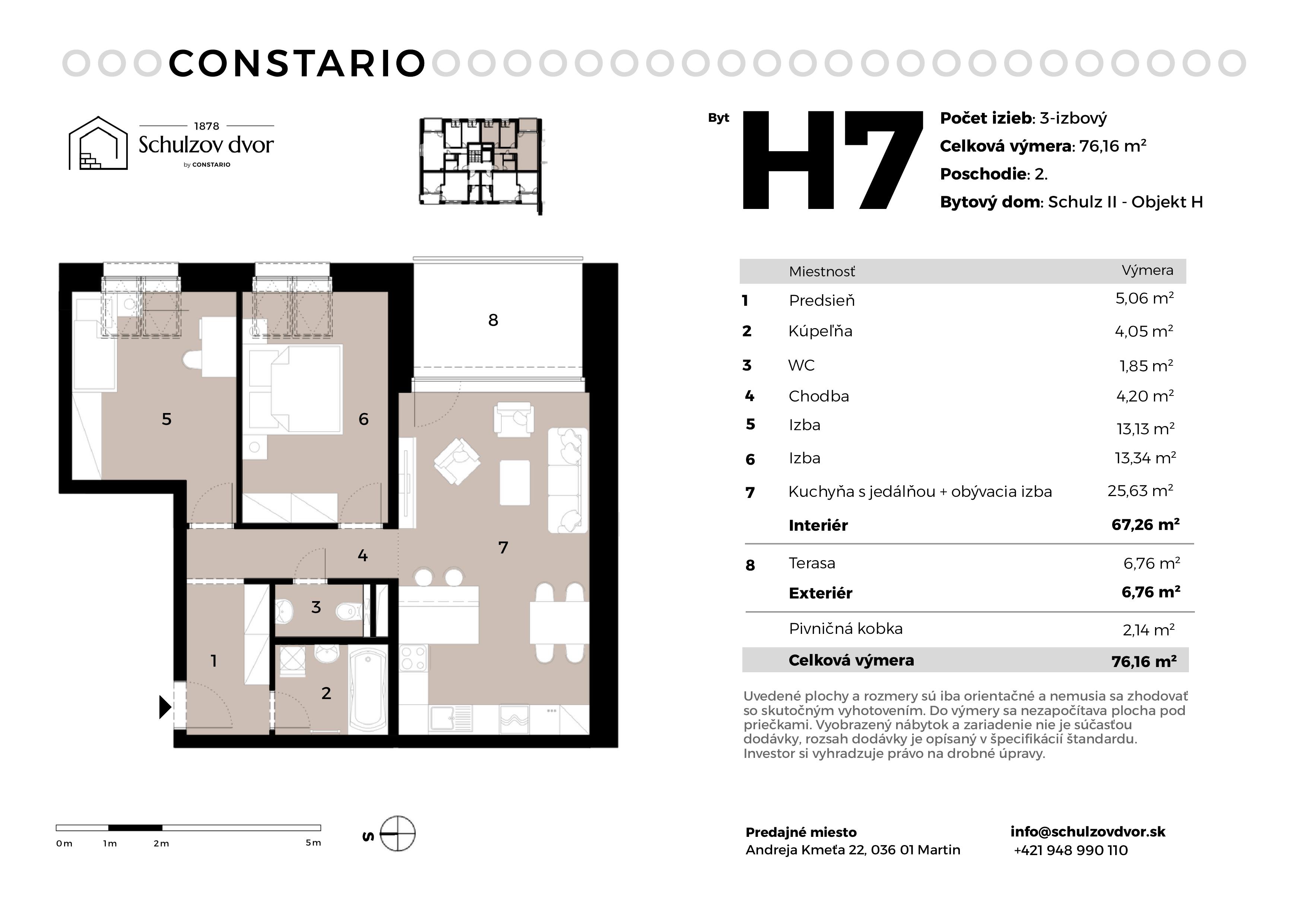 Schulzov Dvor - H7 - Pôdorys