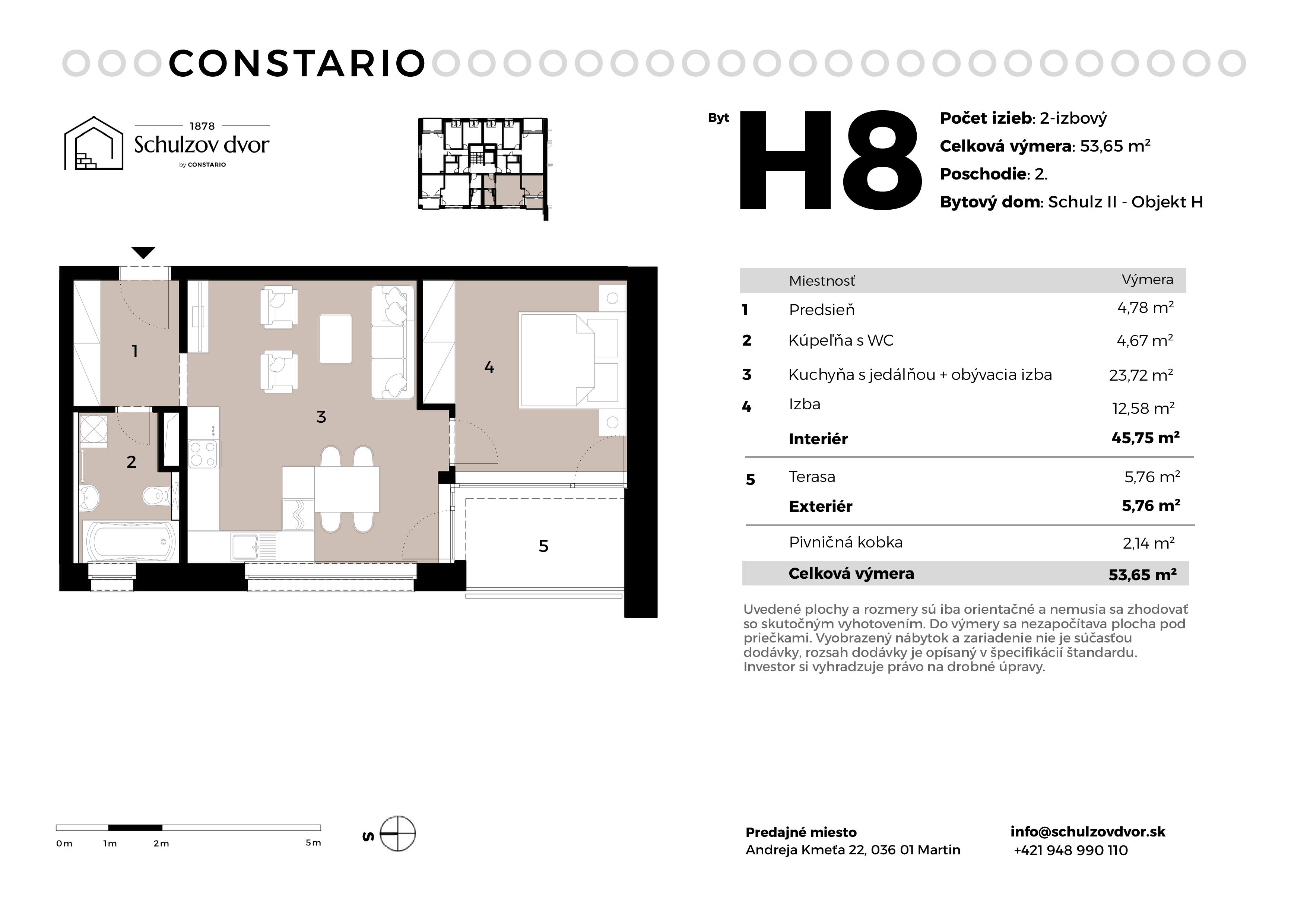 Schulzov Dvor - H8 - Pôdorys