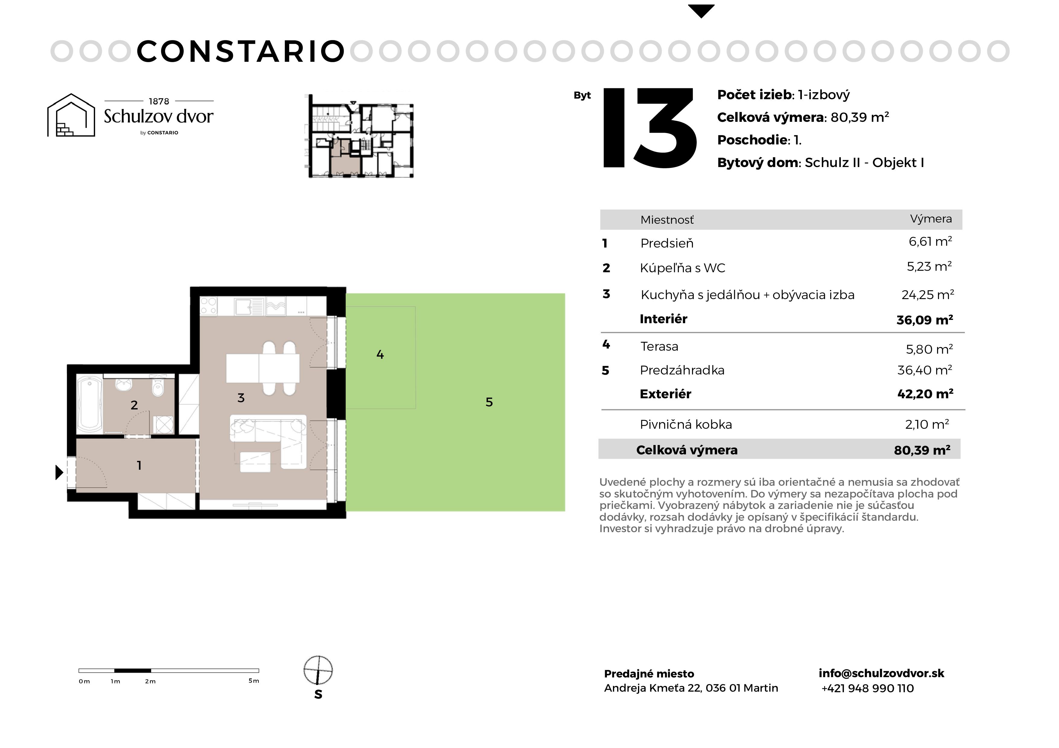 Schulzov Dvor - I3 - Pôdorys