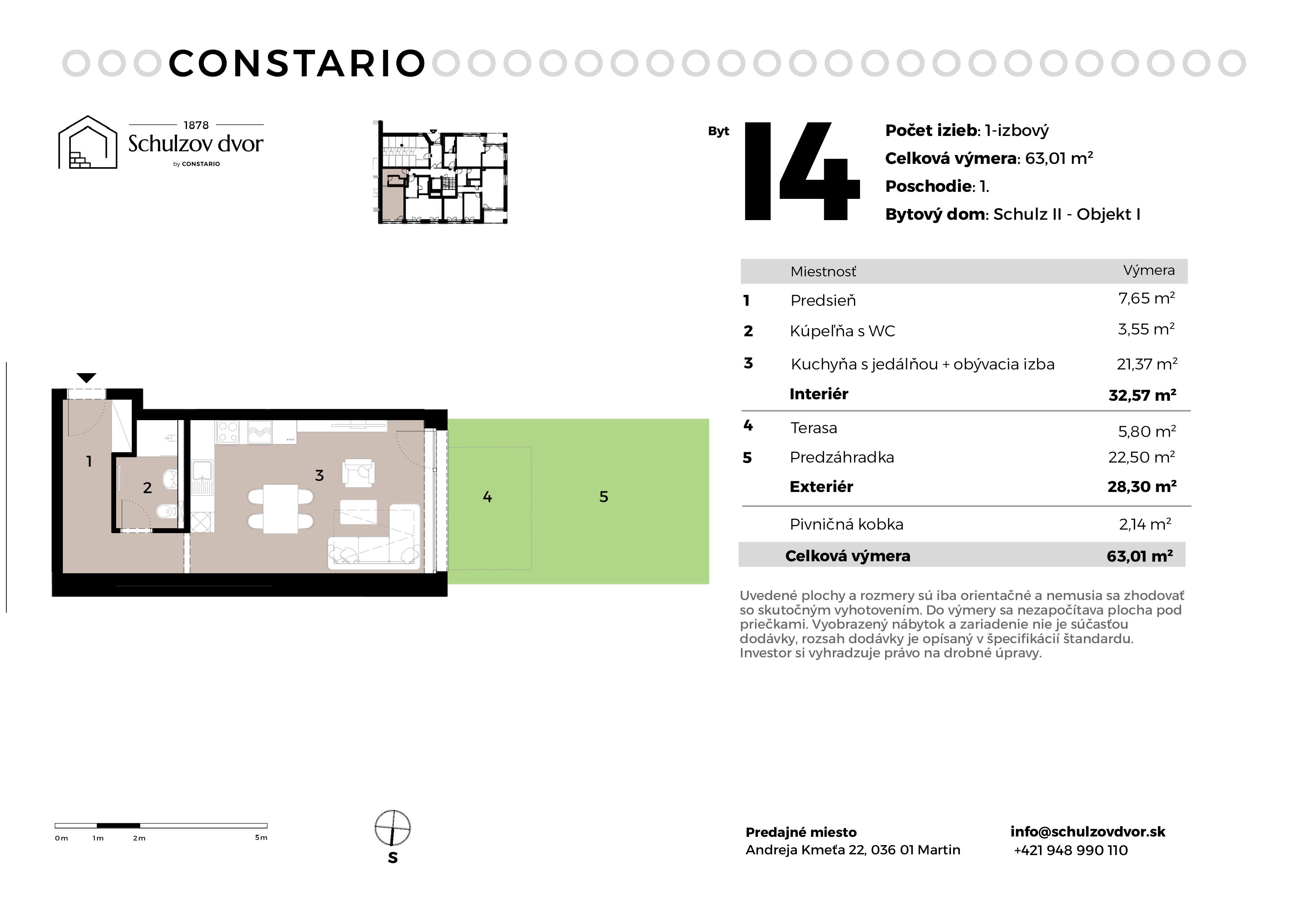 Schulzov Dvor - I4 - Pôdorys