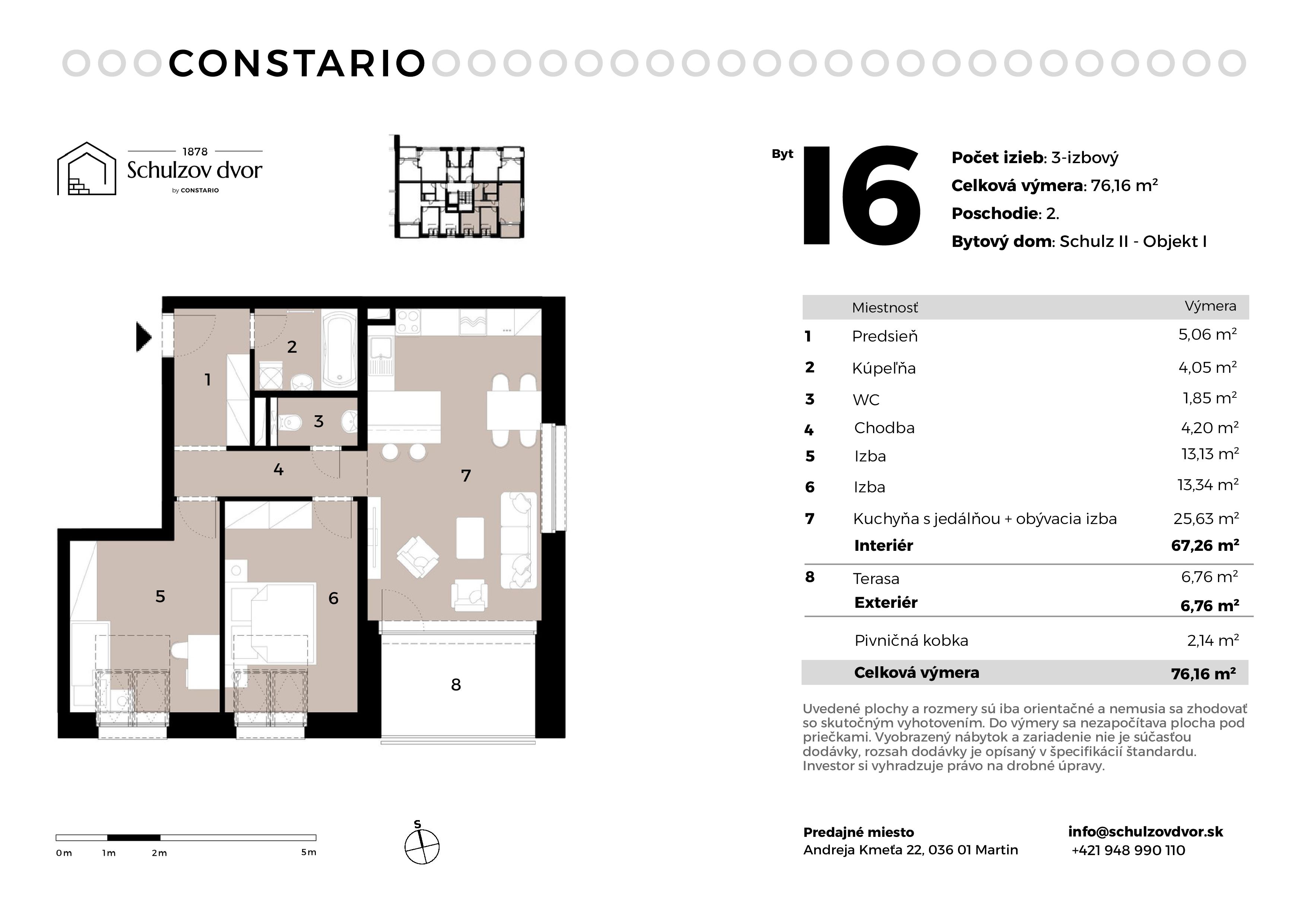 Schulzov Dvor - I6 - Pôdorys