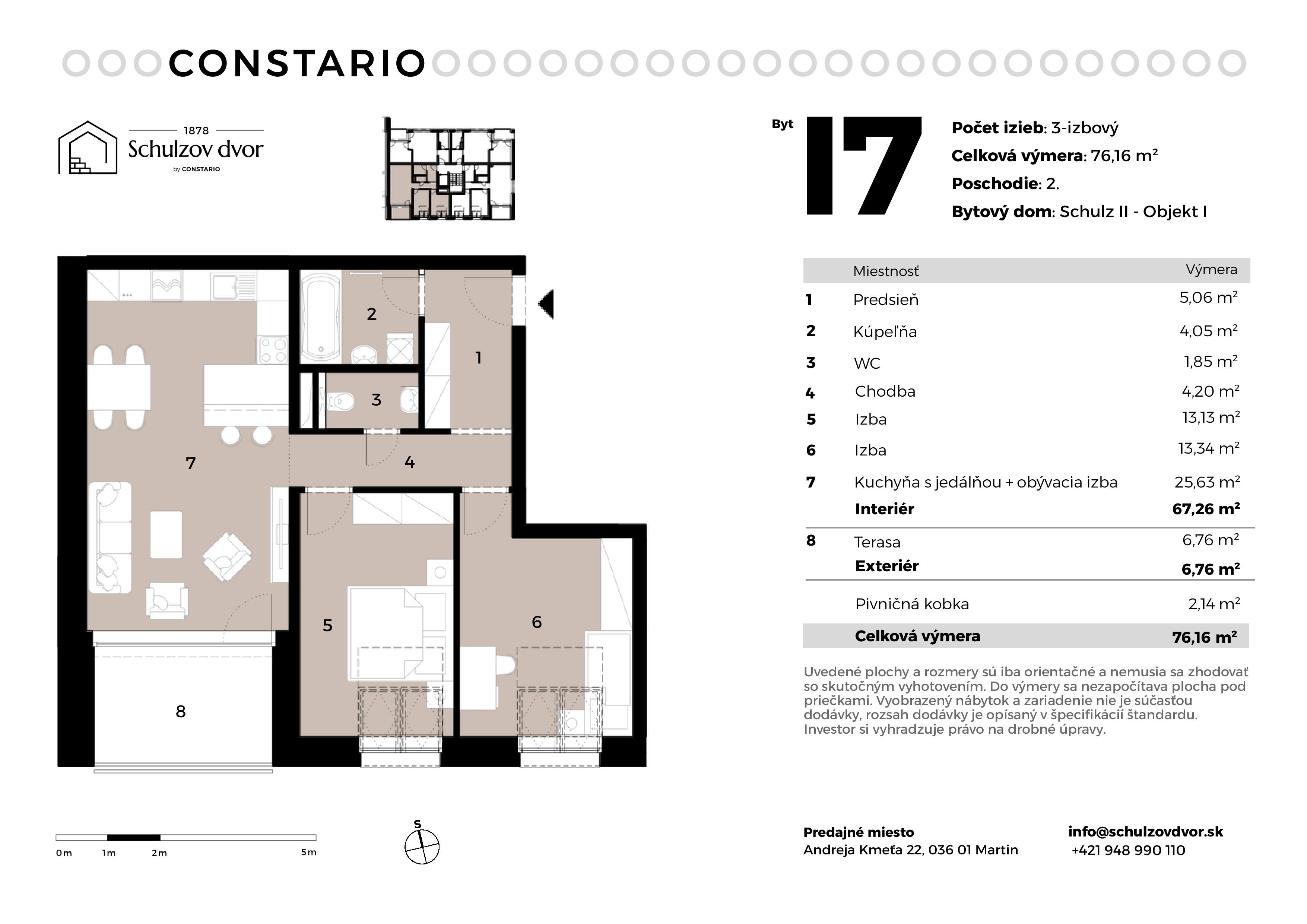 Schulzov Dvor - I7 - Pôdorys