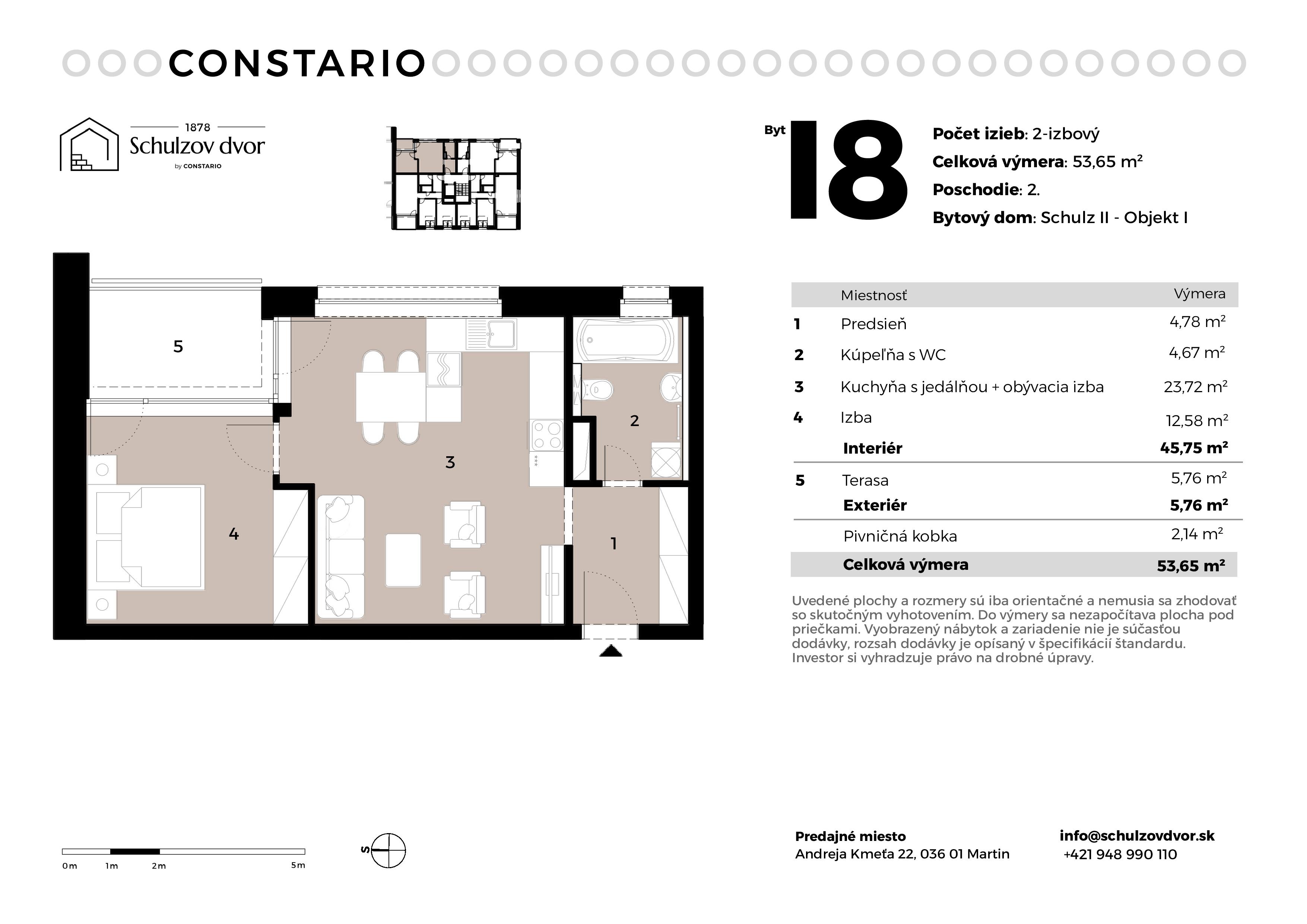 Schulzov Dvor - I8 - Pôdorys