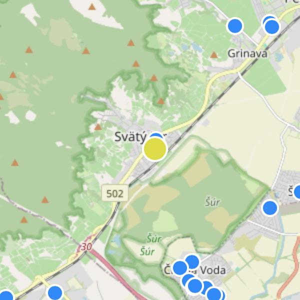 Rezidencia Krajinská - map