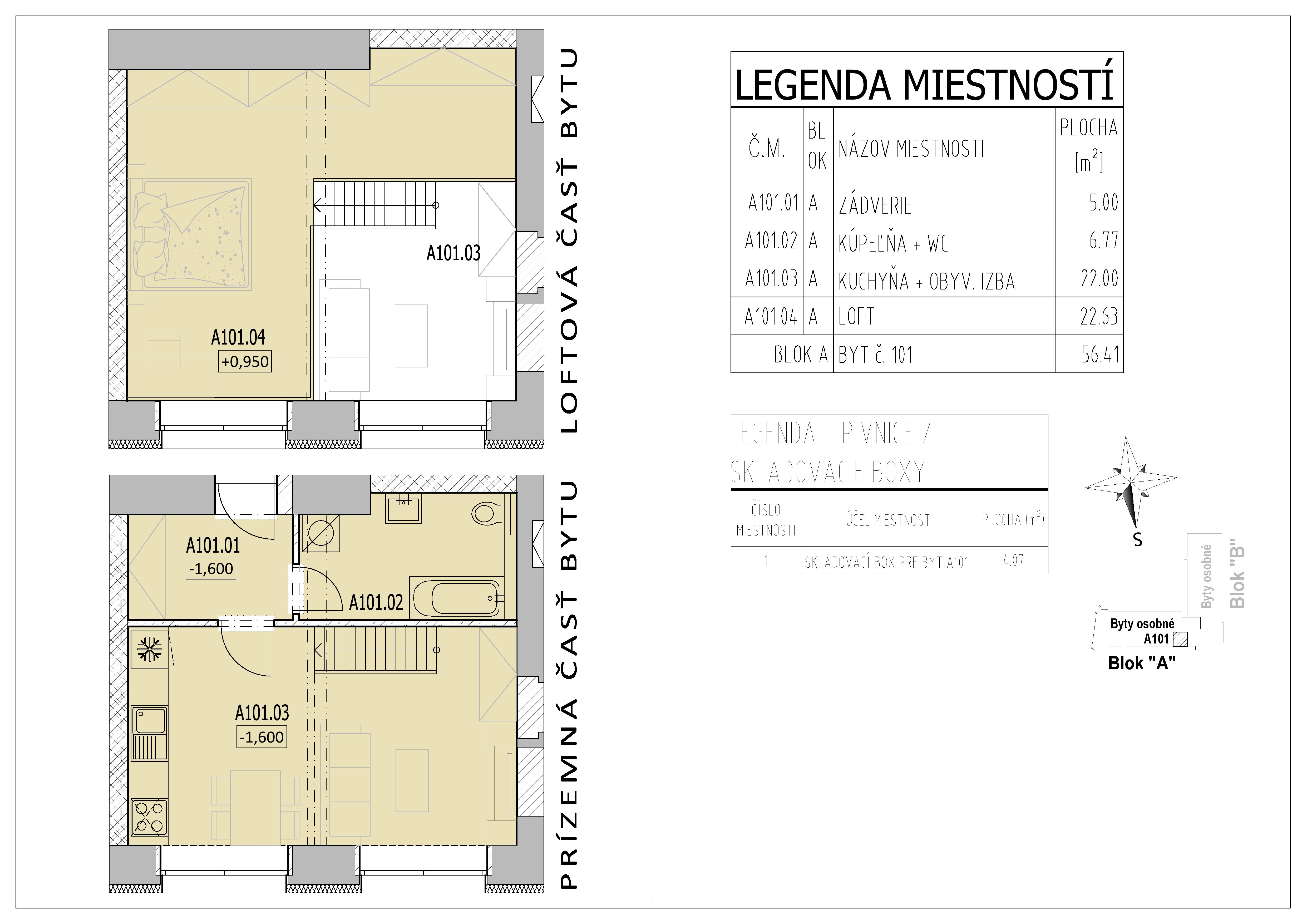 Rezidencia THERMAE - A101 - Pôdorys