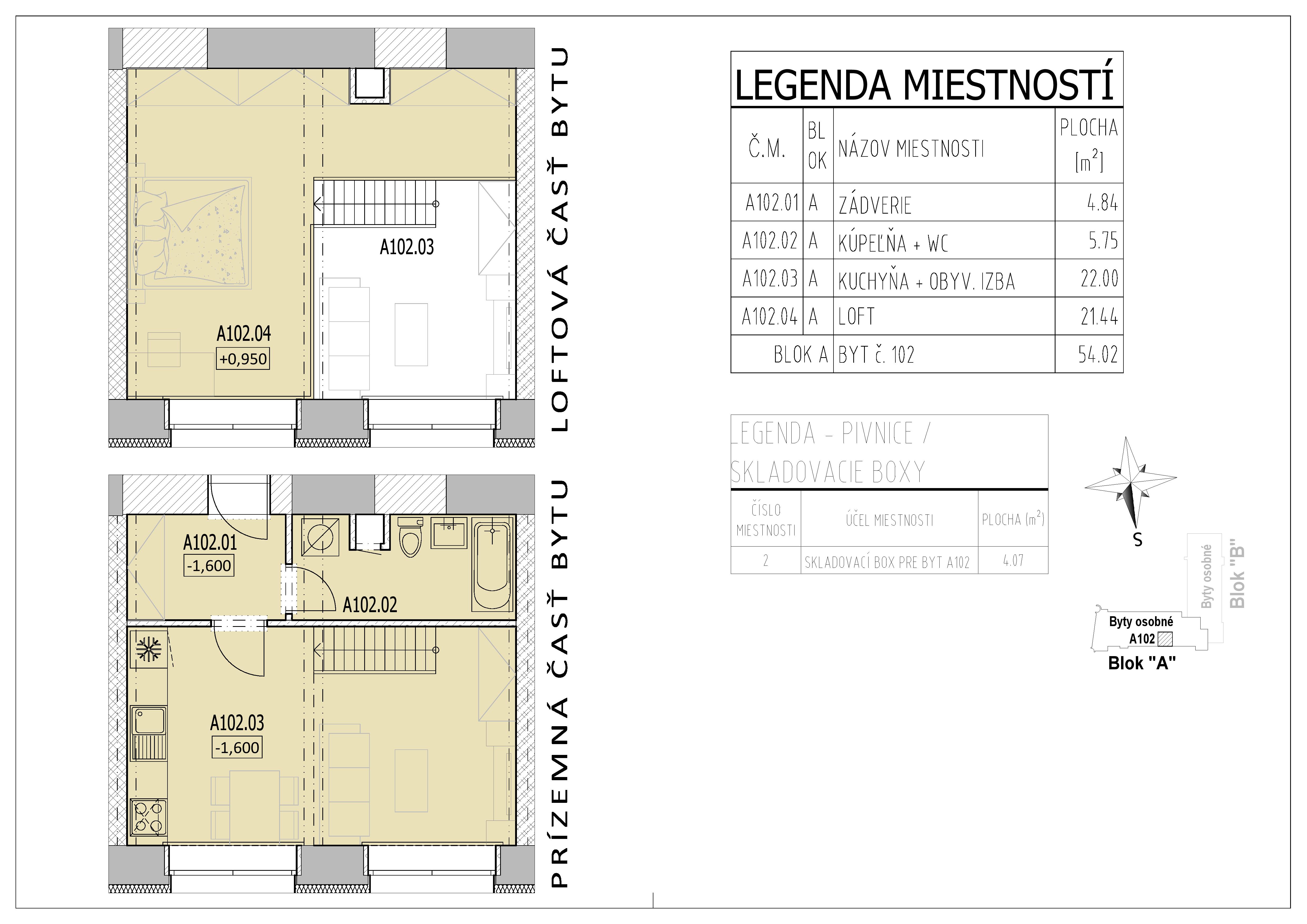 Rezidencia THERMAE - A102 - Pôdorys