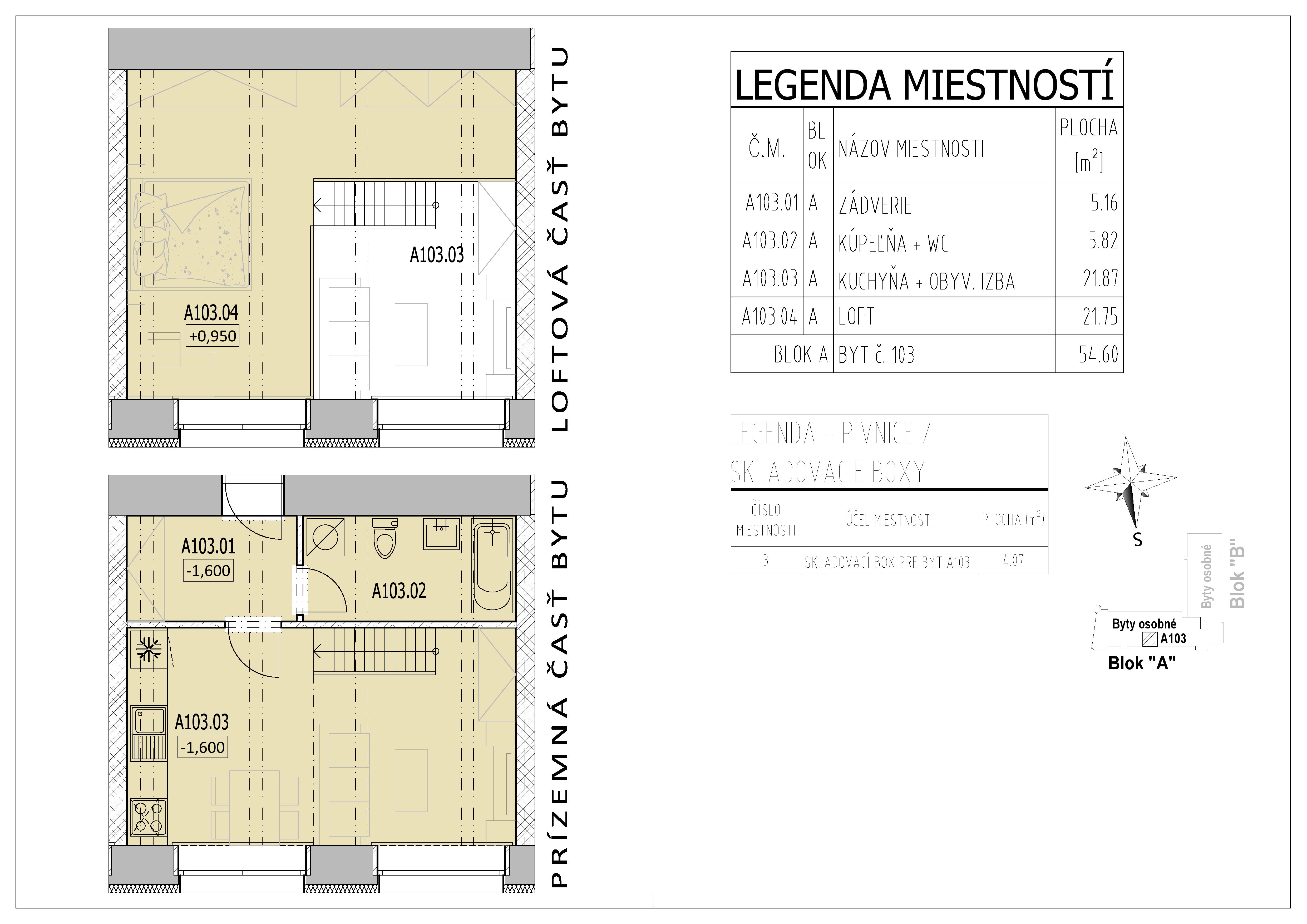 Rezidencia THERMAE - A103 - Pôdorys