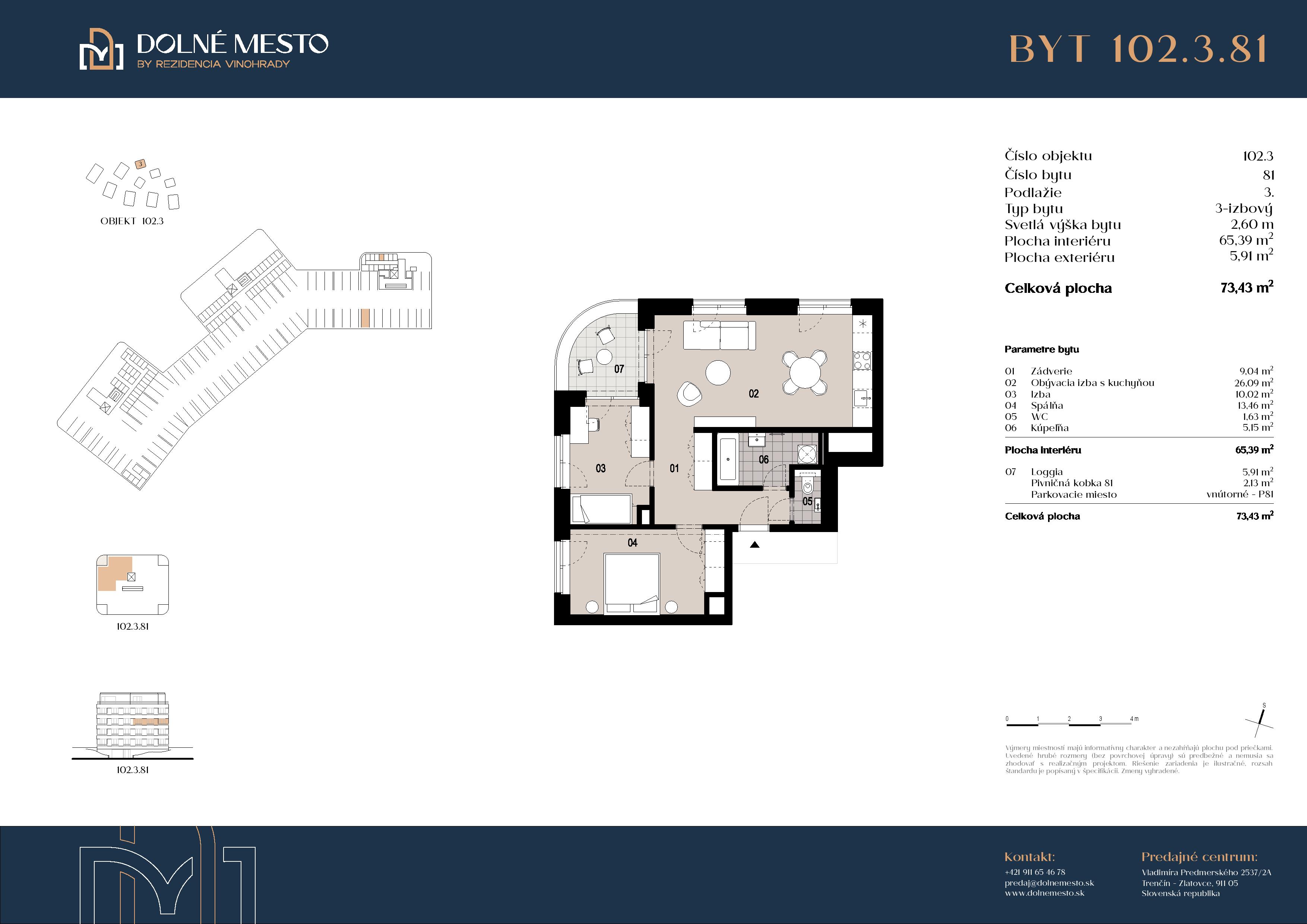 Dolné mesto - 102.3.81 - Pôdorys