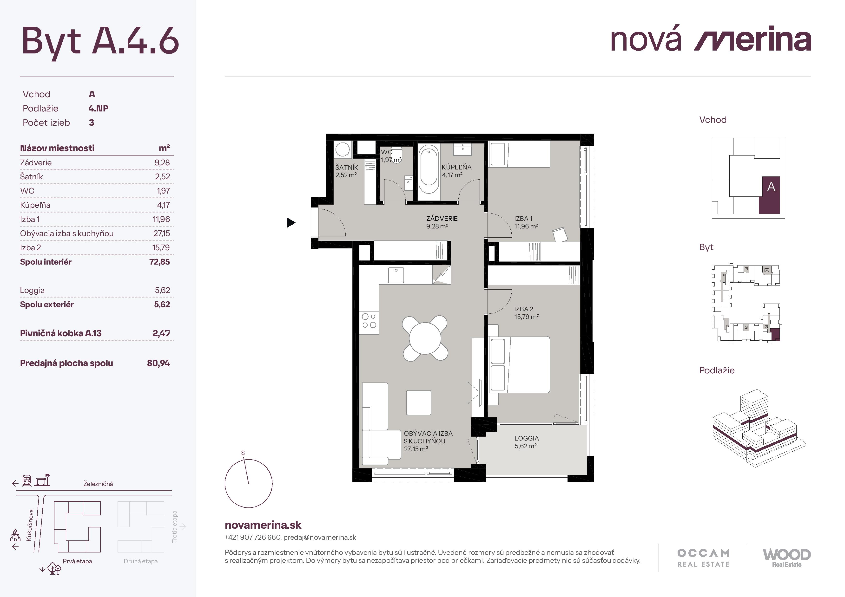 Nová Merina - A.4.6 - Pôdorys