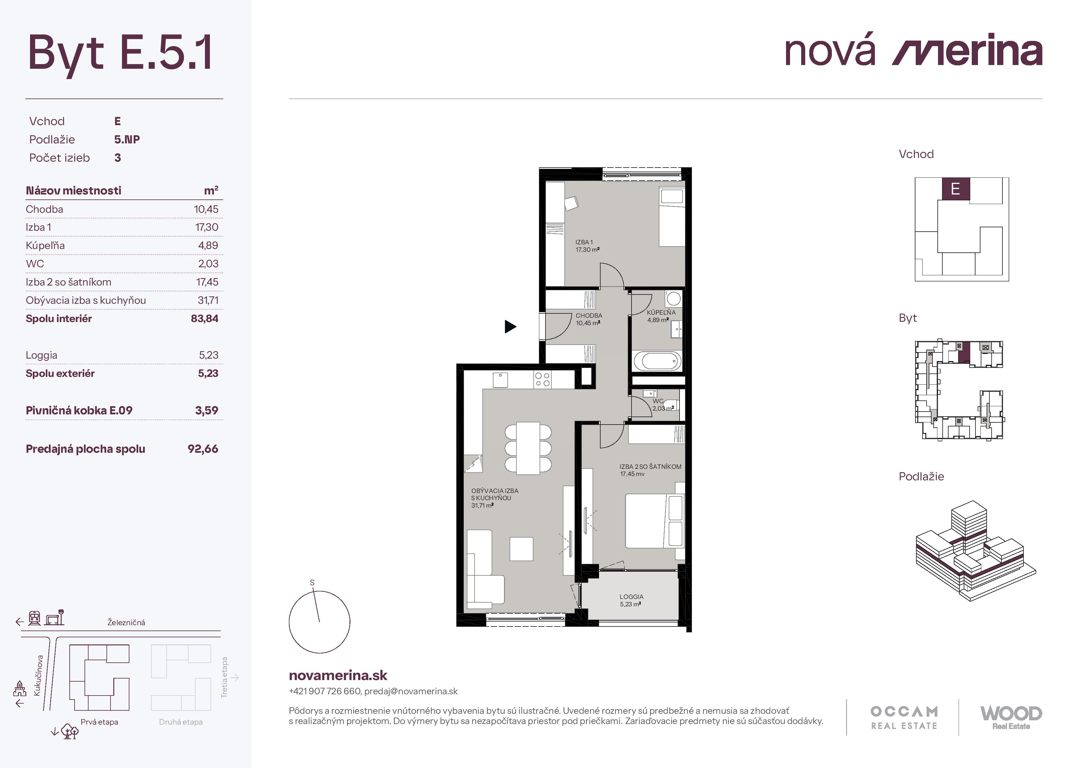 Nová Merina - E.5.1 - Pôdorys