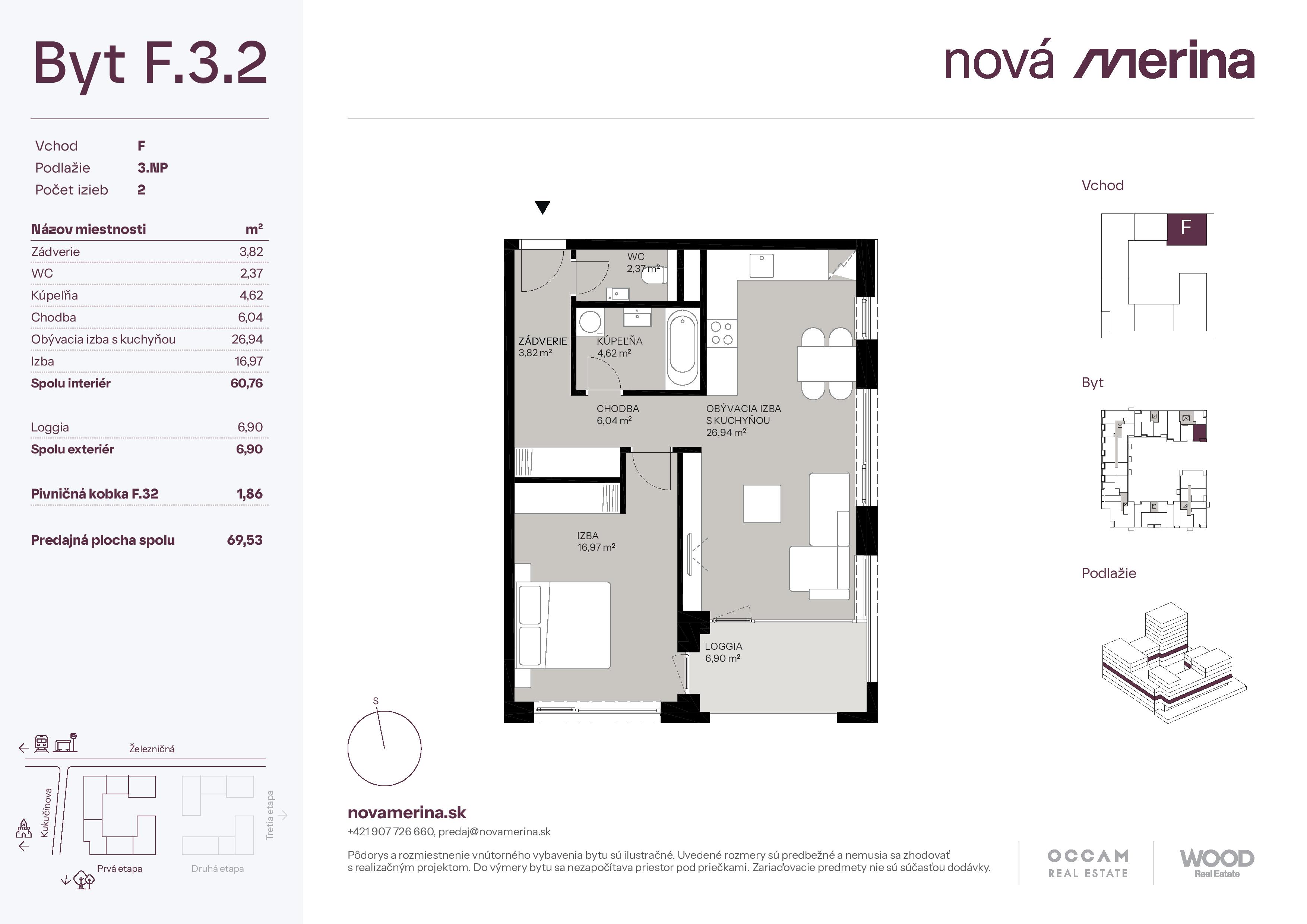 Nová Merina - F.3.2 - Pôdorys