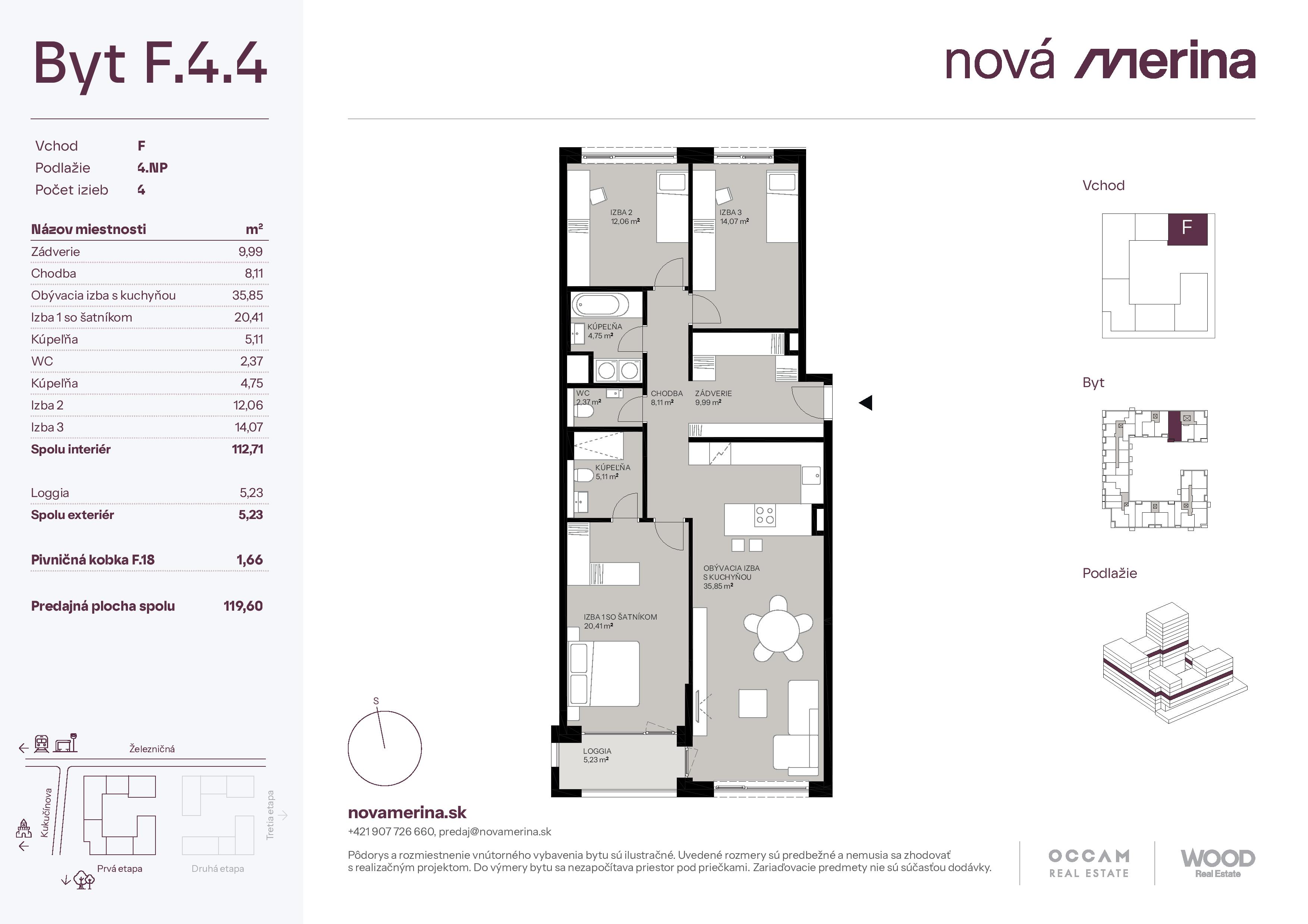 Nová Merina - F.4.4 - Pôdorys