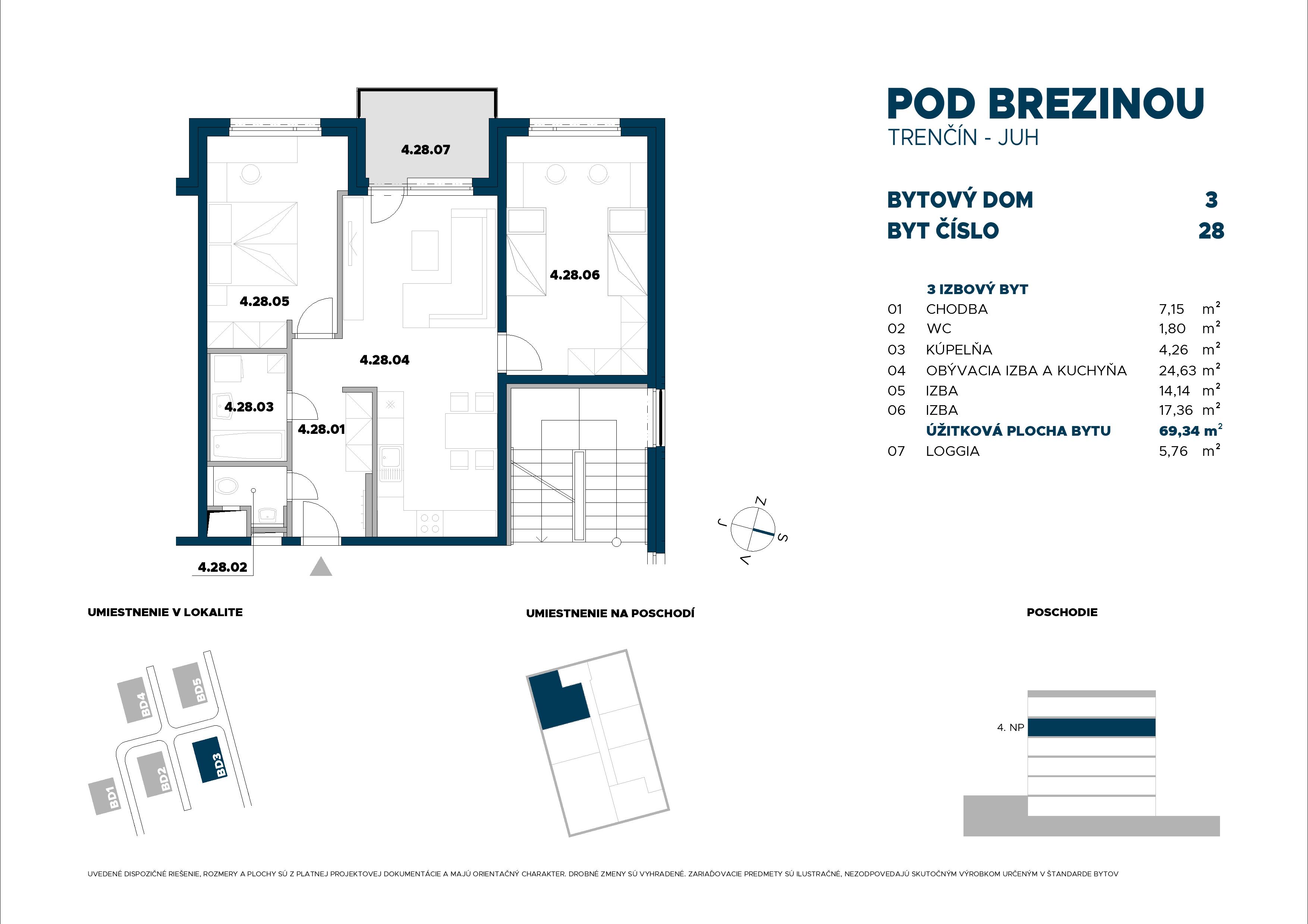 Pod Brezinou - 28 - Pôdorys
