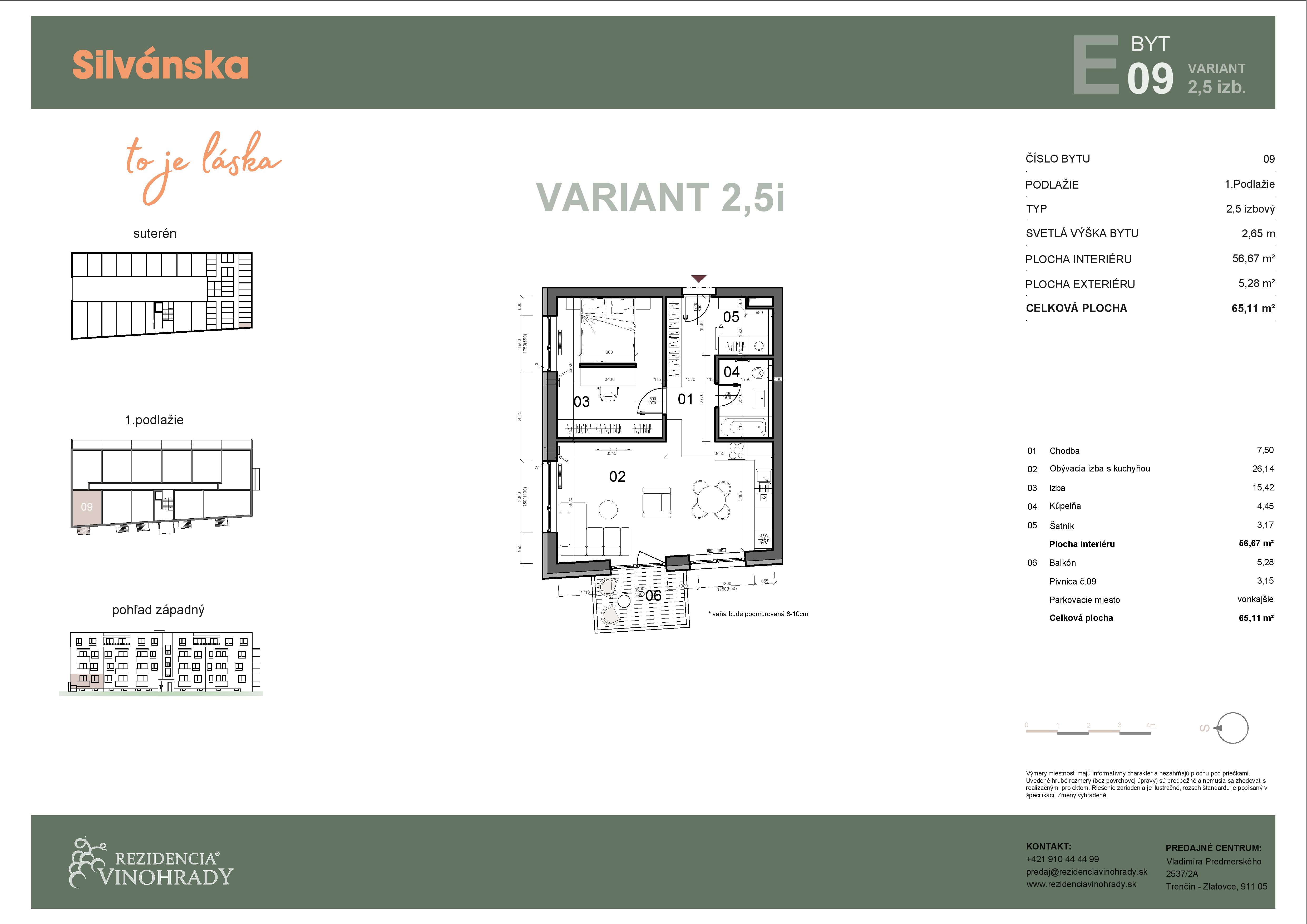 Silvánska - E09 v2 - Pôdorys