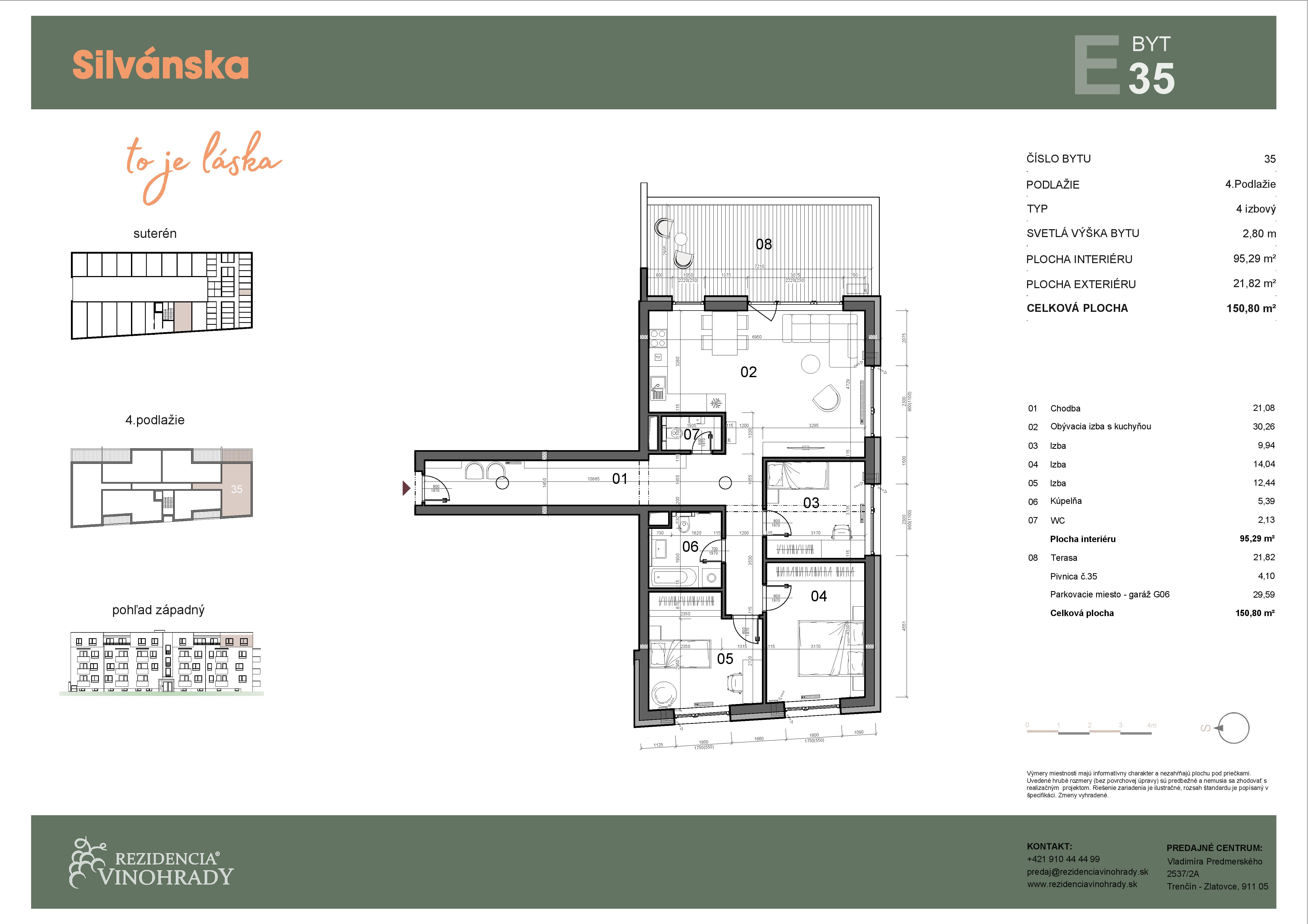 Silvánska - E35 - Pôdorys