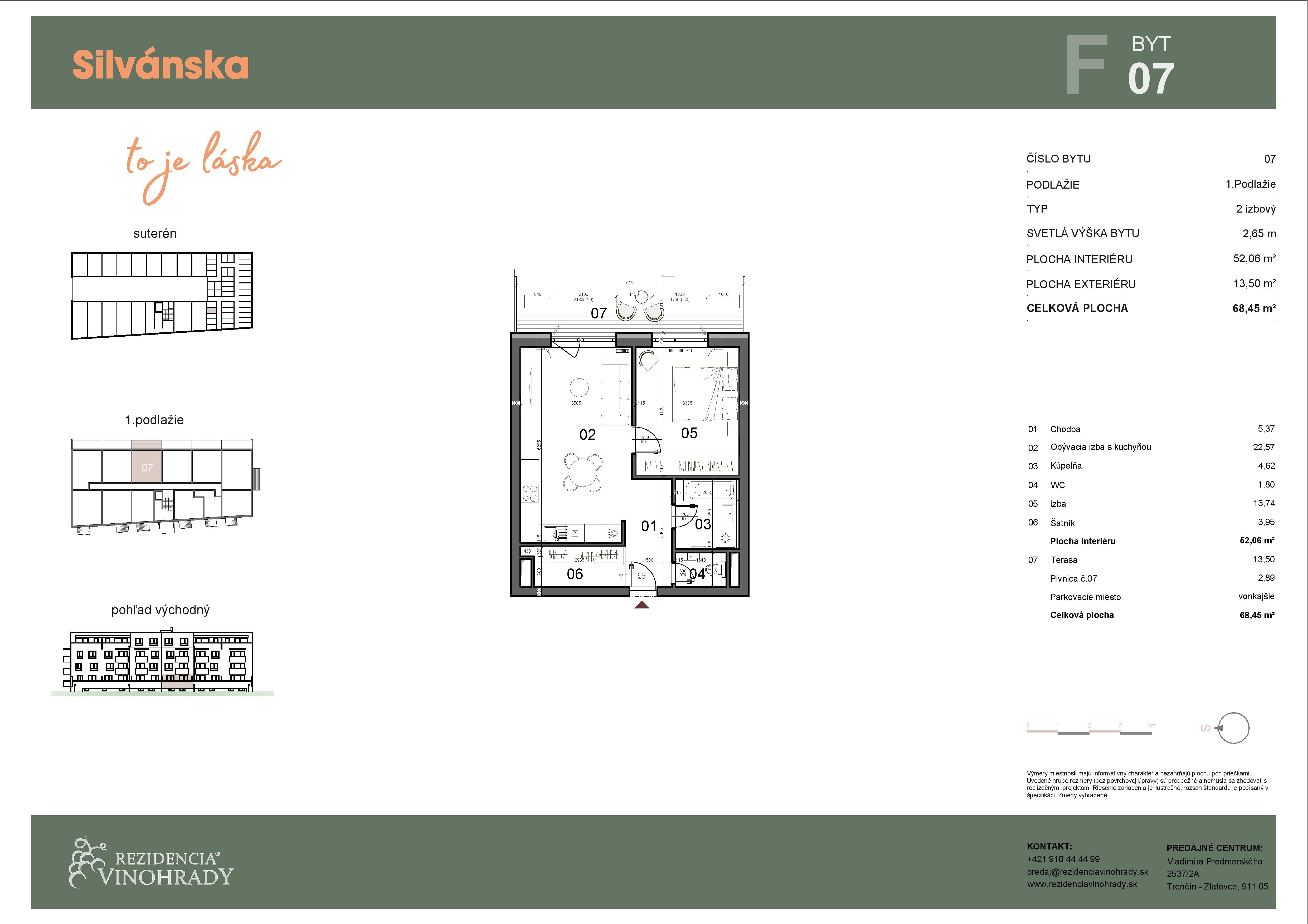 Silvánska - F07 - Pôdorys