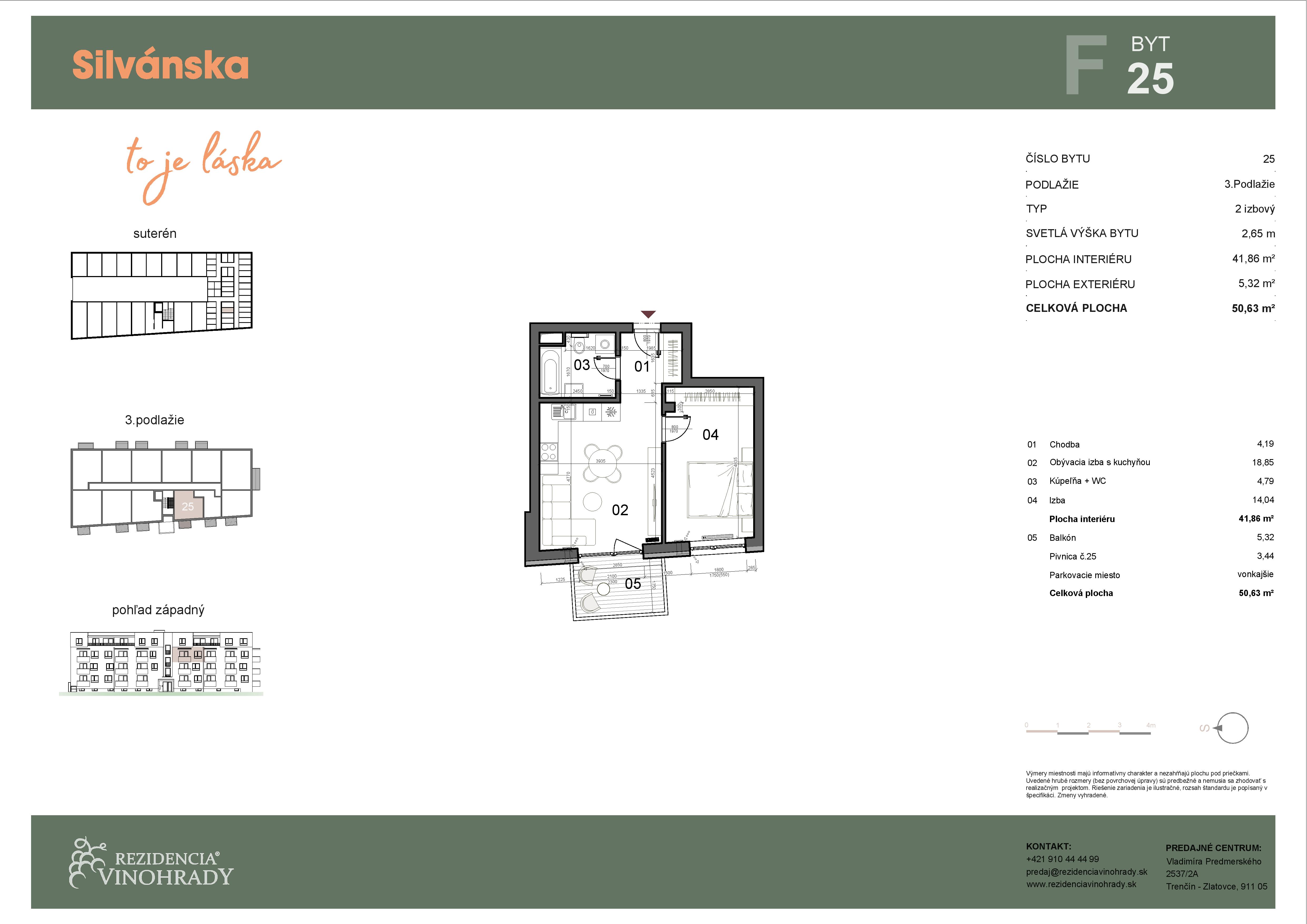 Silvánska - F25 - Pôdorys