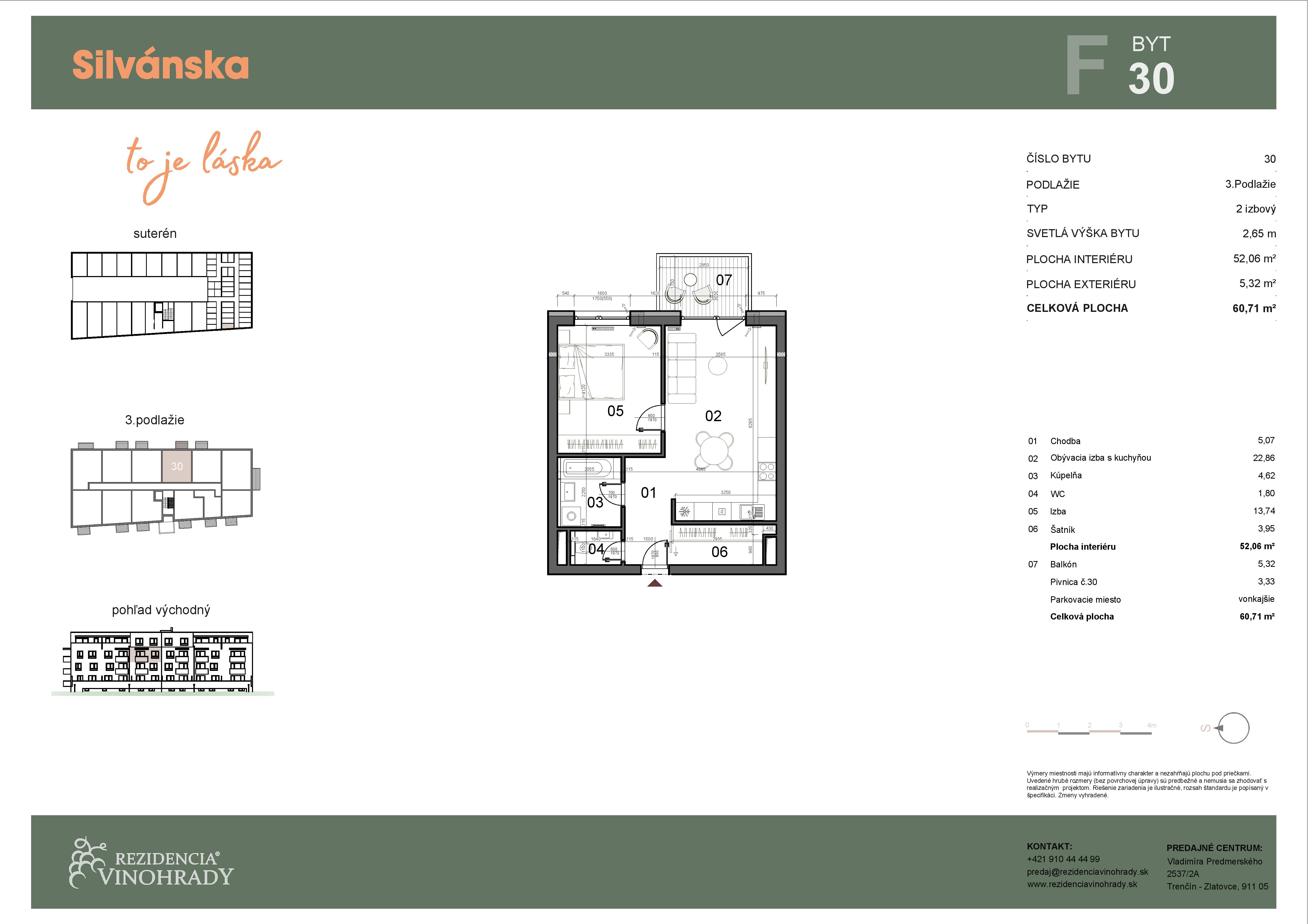 Silvánska - F30 - Pôdorys